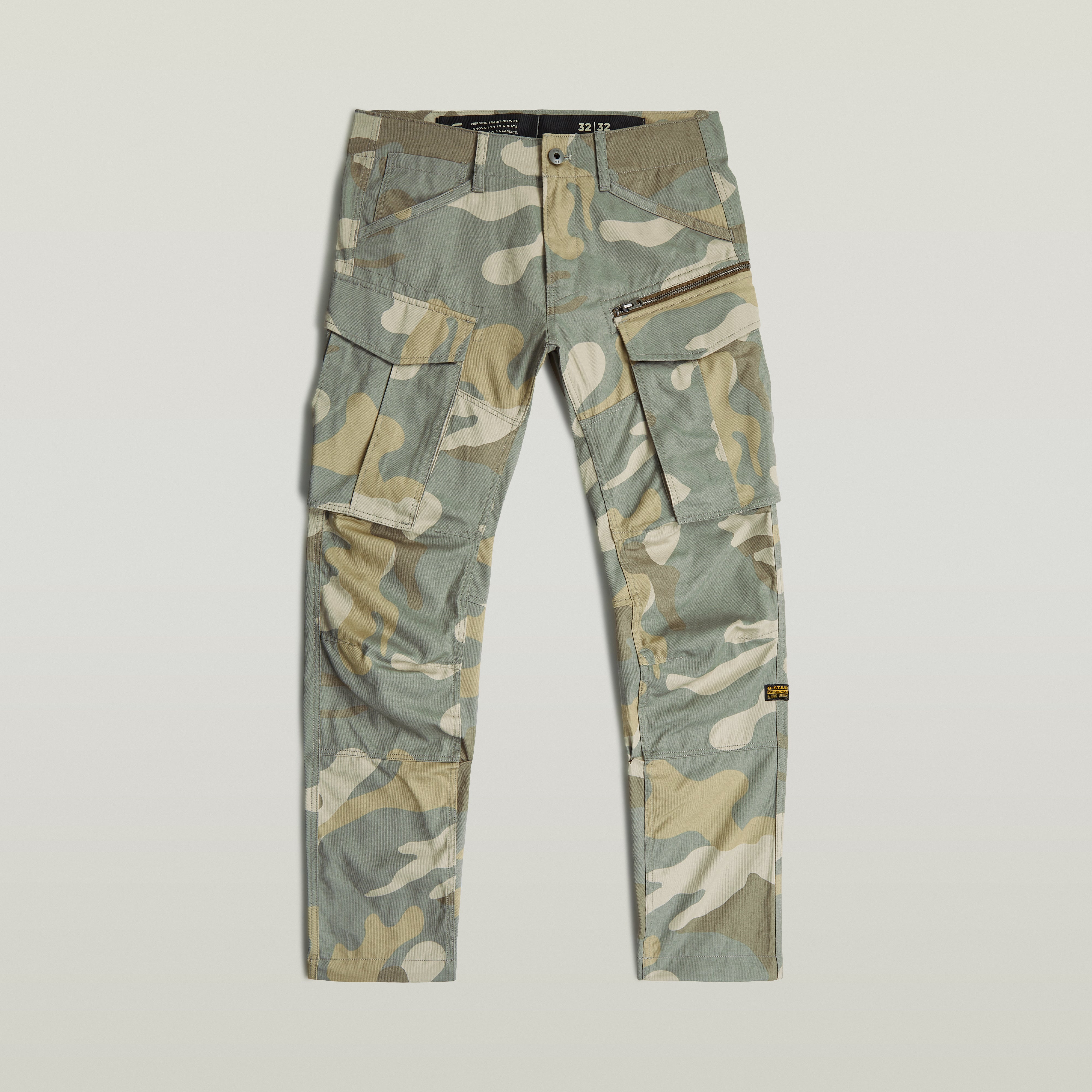G-Star Rovic Zip 3D Regular Tapered Pants - Light Orphus X Summer Camo