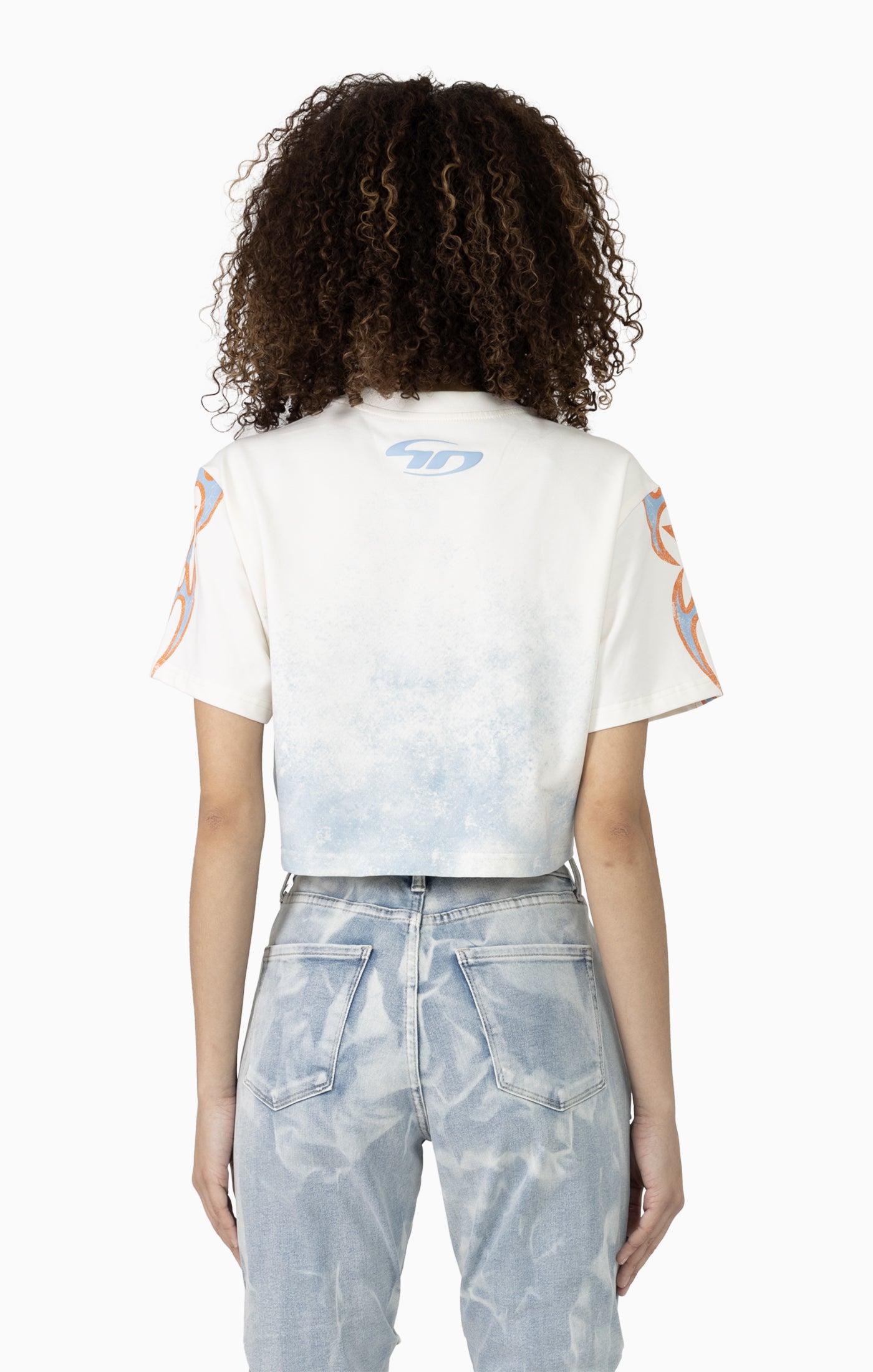 Smoke Rise Women's "Rise Over Chains" Cropped Graphic Tee