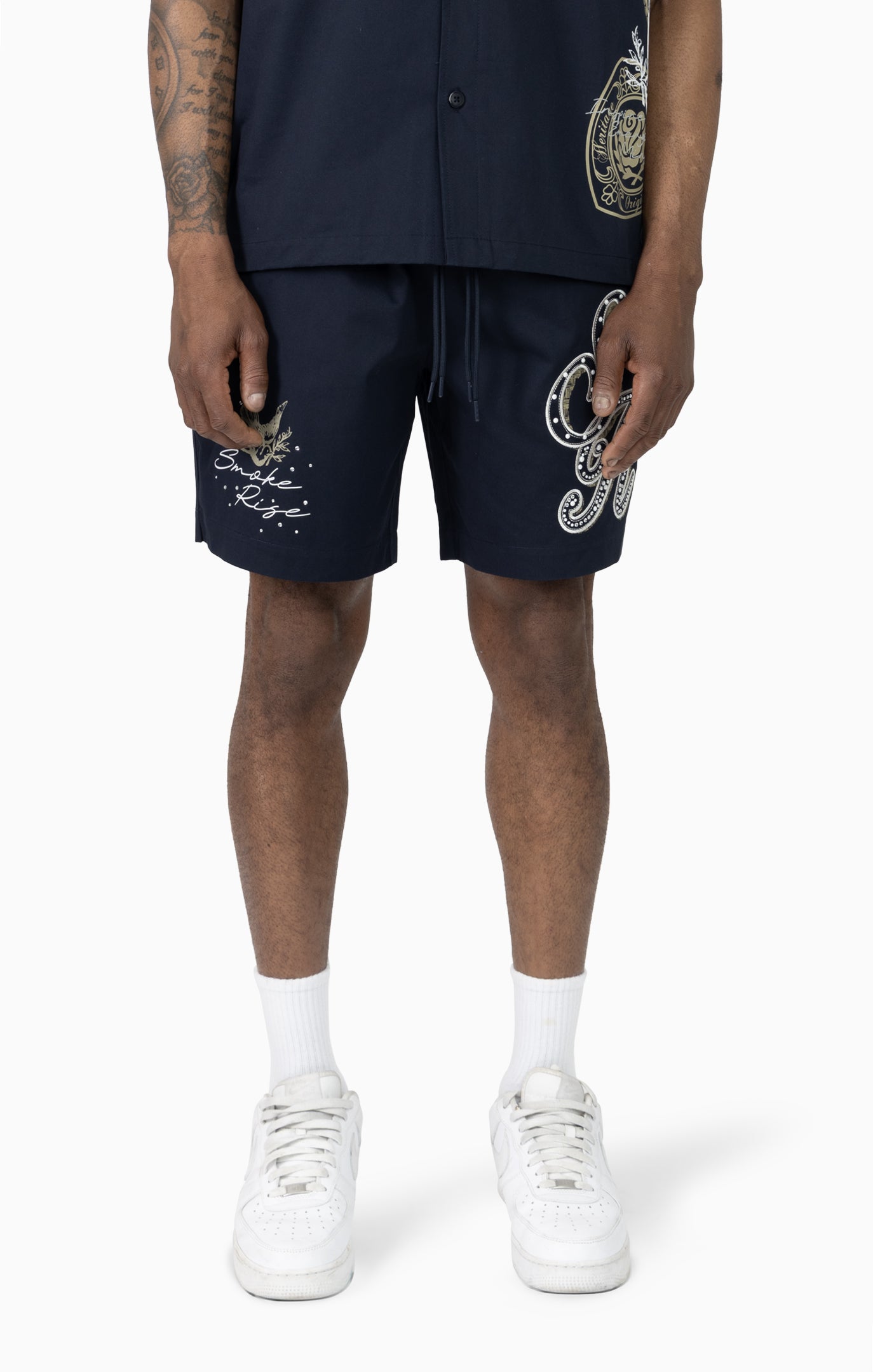 Smoke Rise "Visionary" Woven Short Set