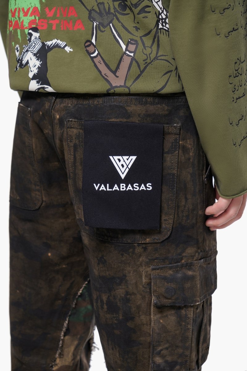 Valabasas Sprawl Straight Camo Jeans