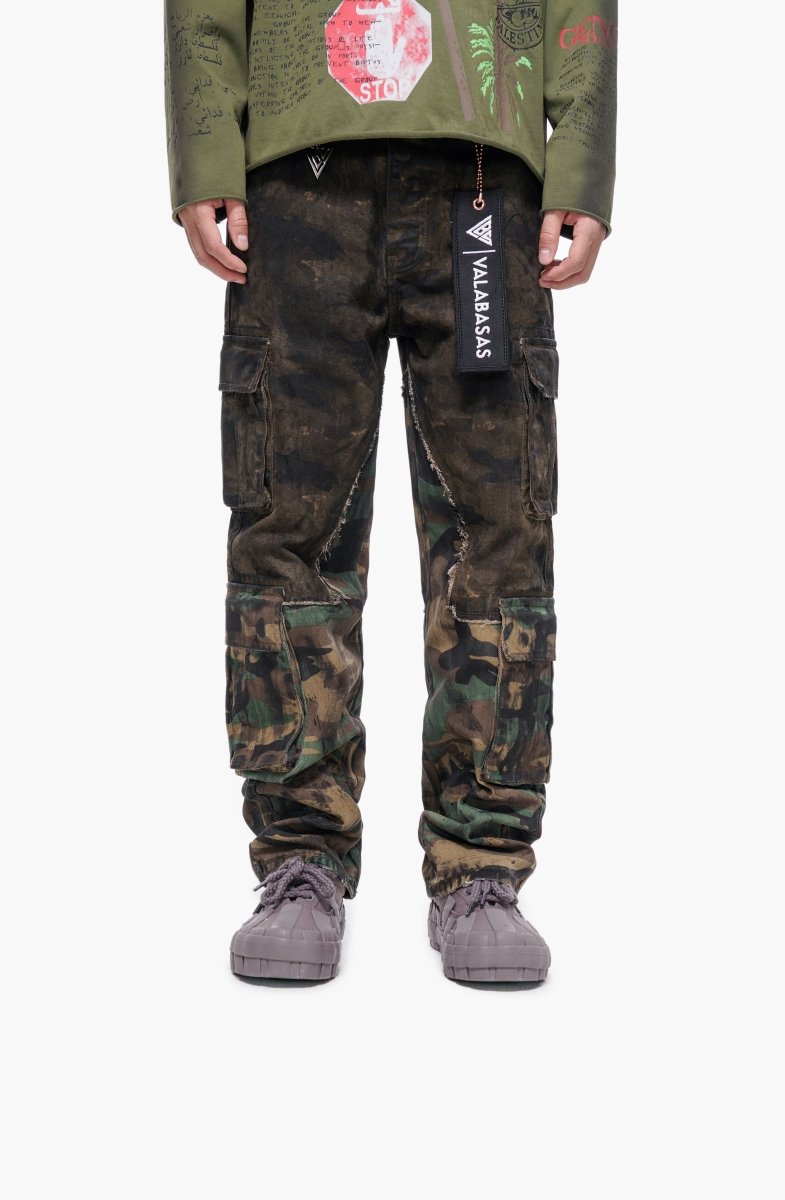 Valabasas Sprawl Straight Camo Jeans