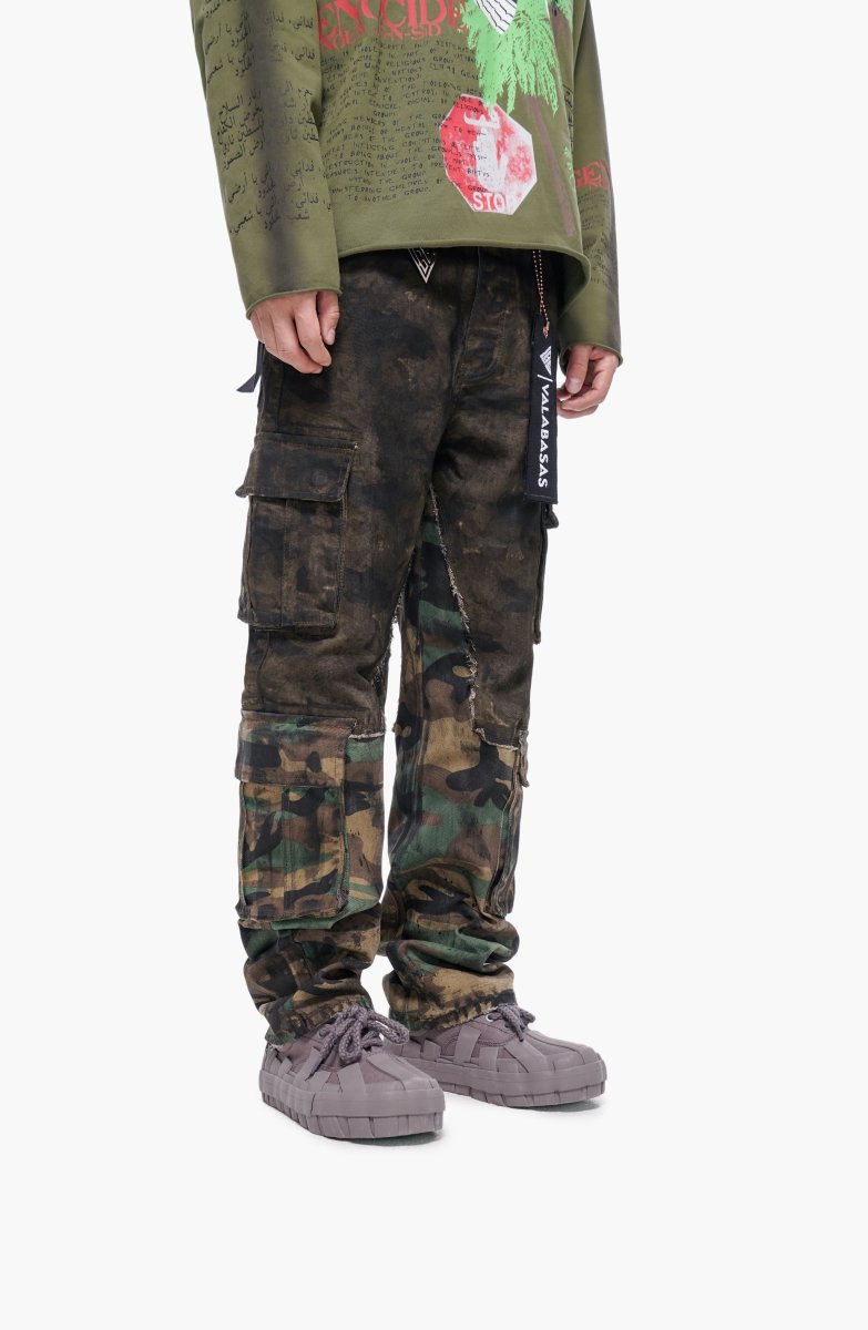 Valabasas Sprawl Straight Camo Jeans