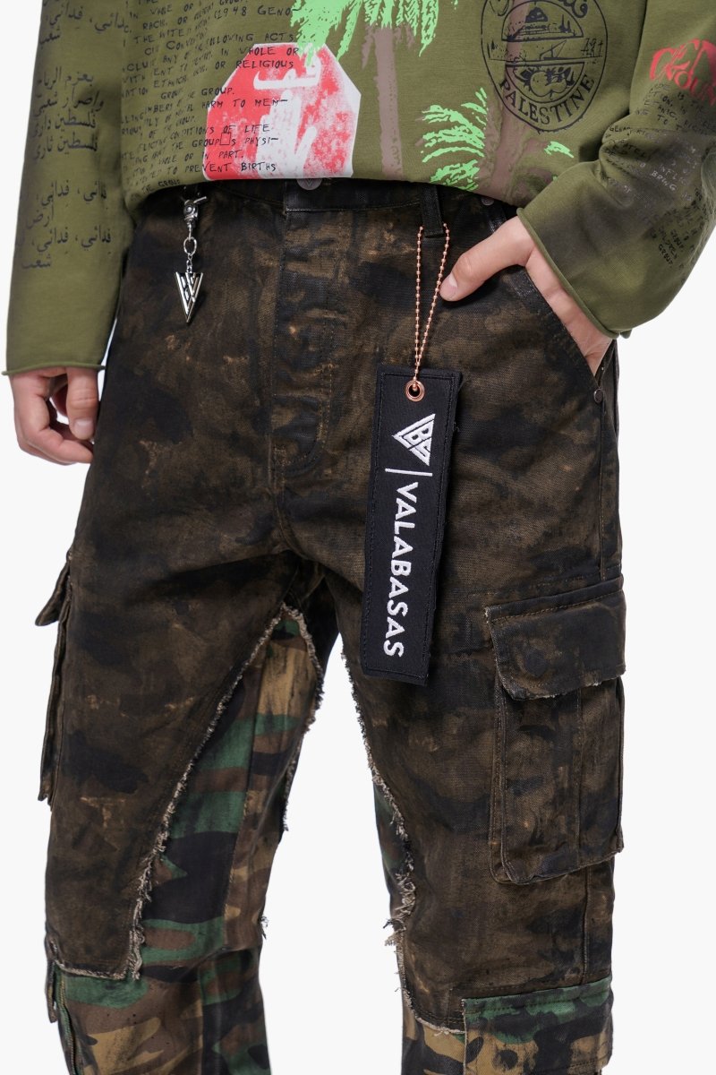Valabasas Sprawl Straight Camo Jeans