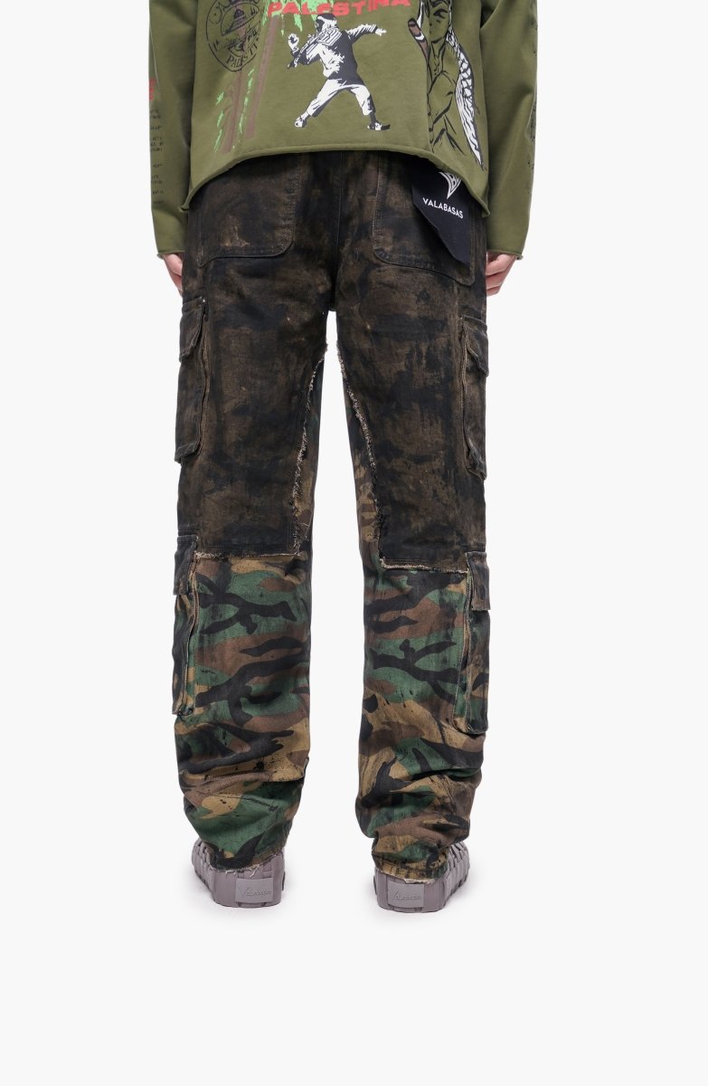 Valabasas Sprawl Straight Camo Jeans