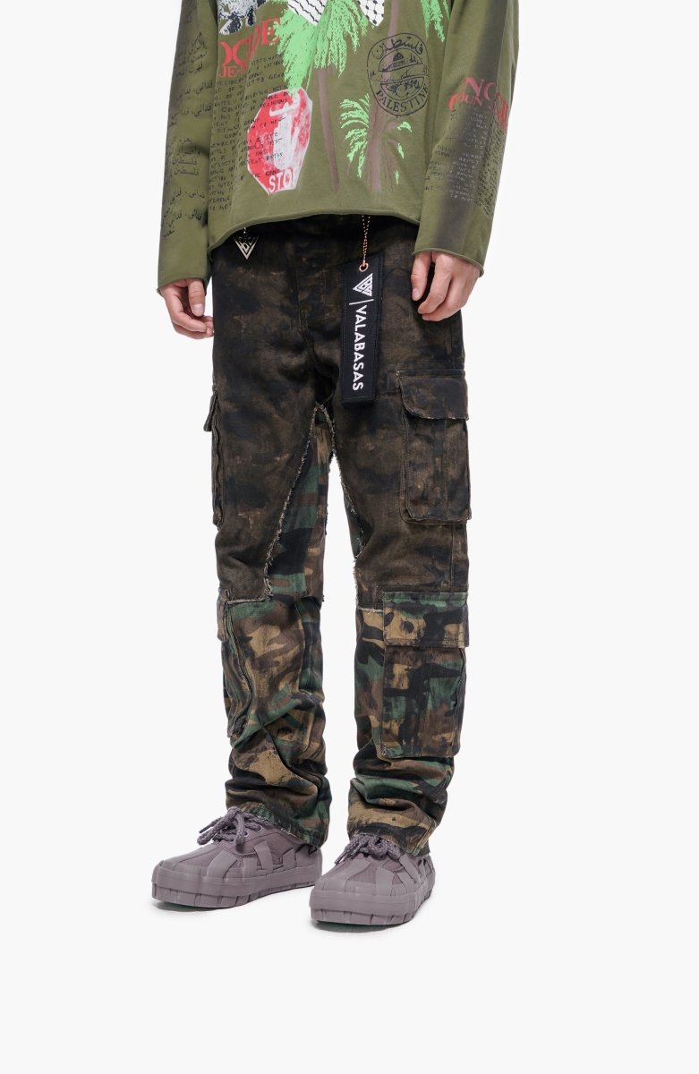 Valabasas Sprawl Straight Camo Jeans