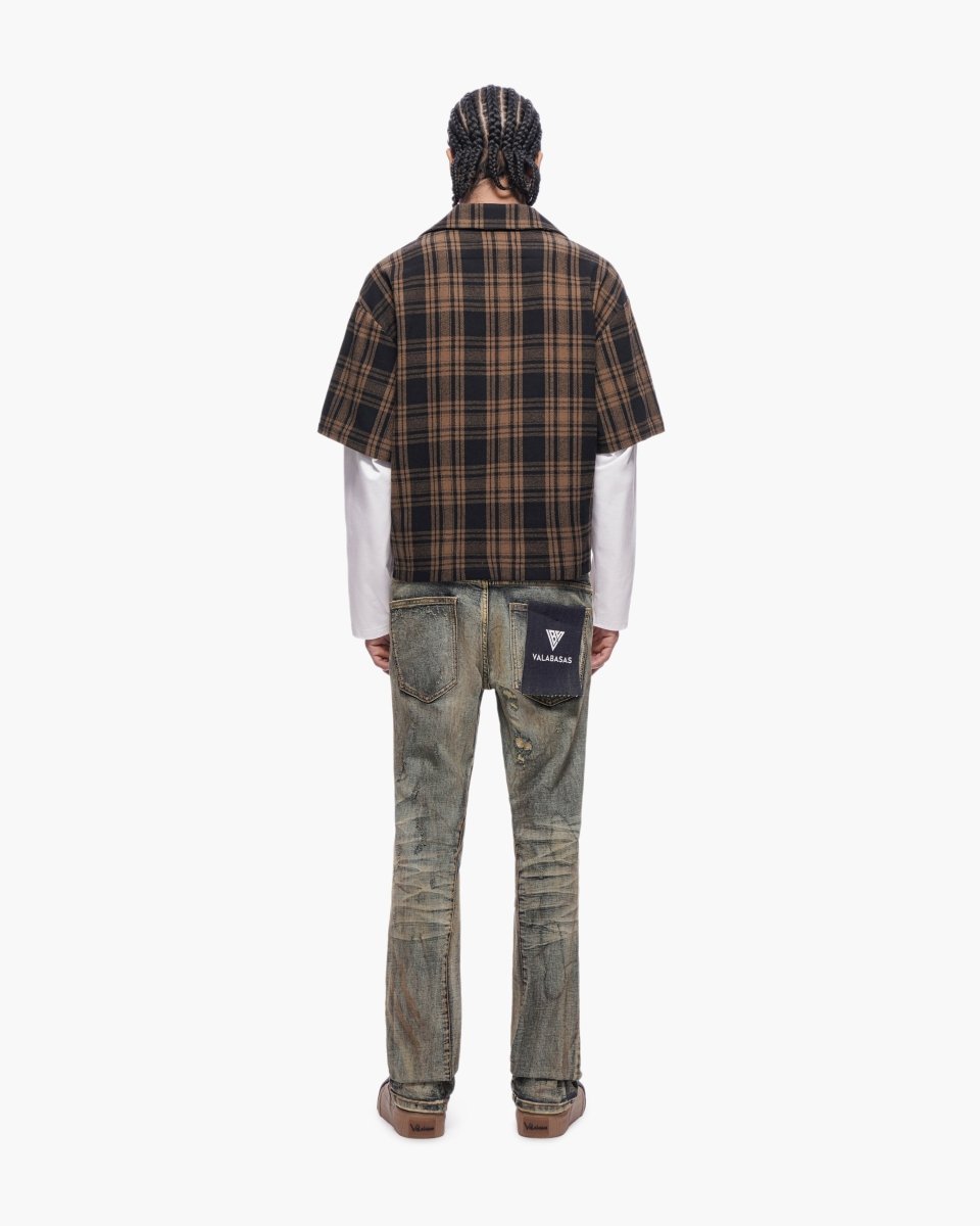 Valabasas Static Stacked Vintage Wash Jeans