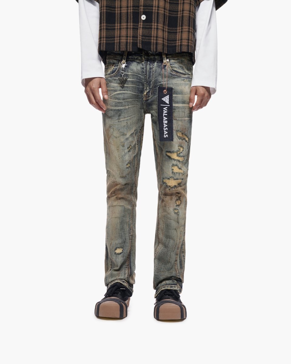 Valabasas Static Stacked Vintage Wash Jeans