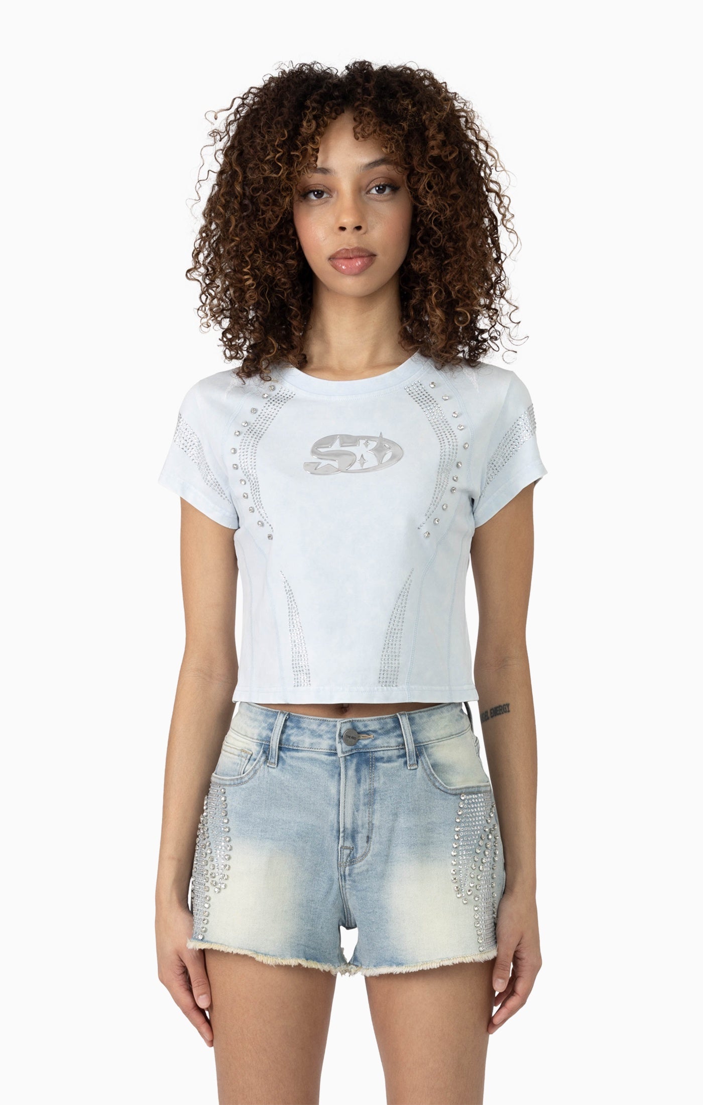Smoke Rise Women's Cut Line Detailed Fit Tee