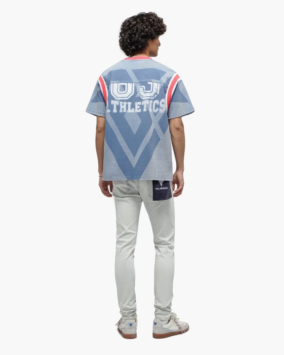 Valabasas "Vlbs Athletics" Tee - Vintage Blue