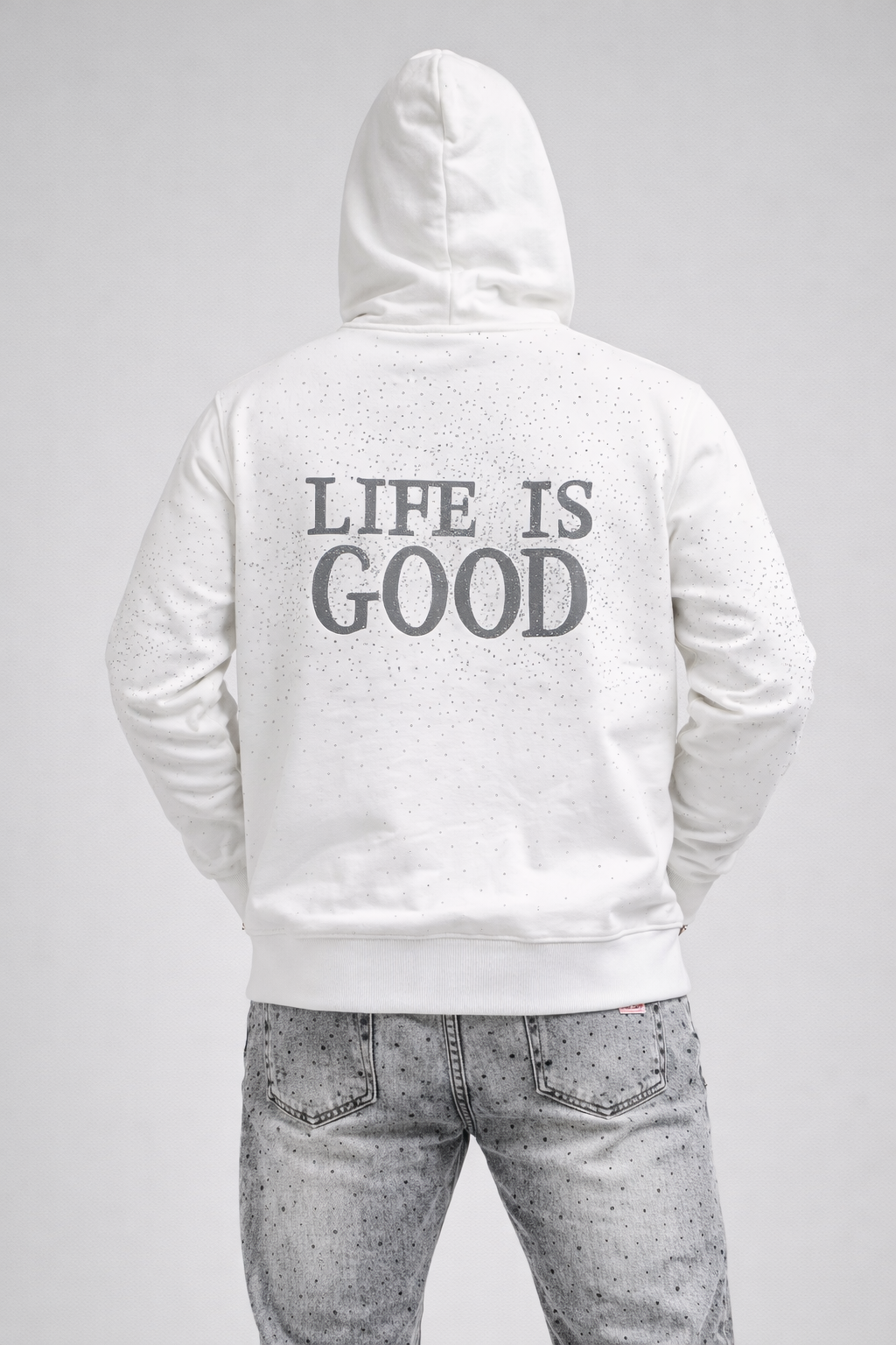 Reelistik "Life is Good" Rhinestone Hoodie