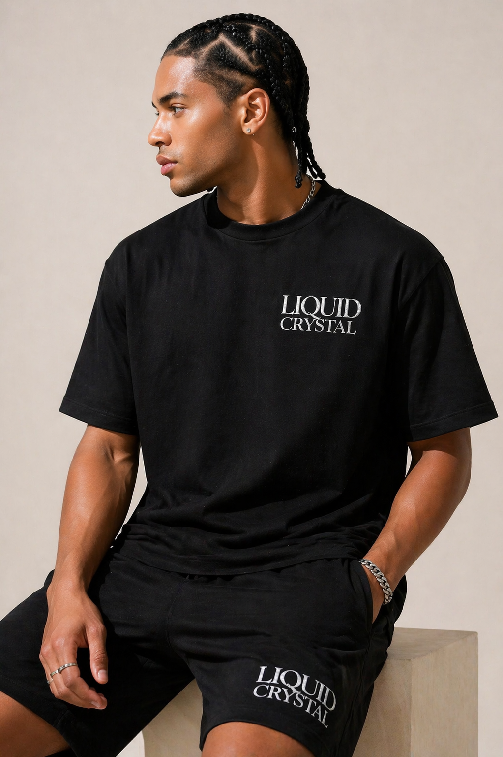 Liquid Crystal Silicon Logo Short Set