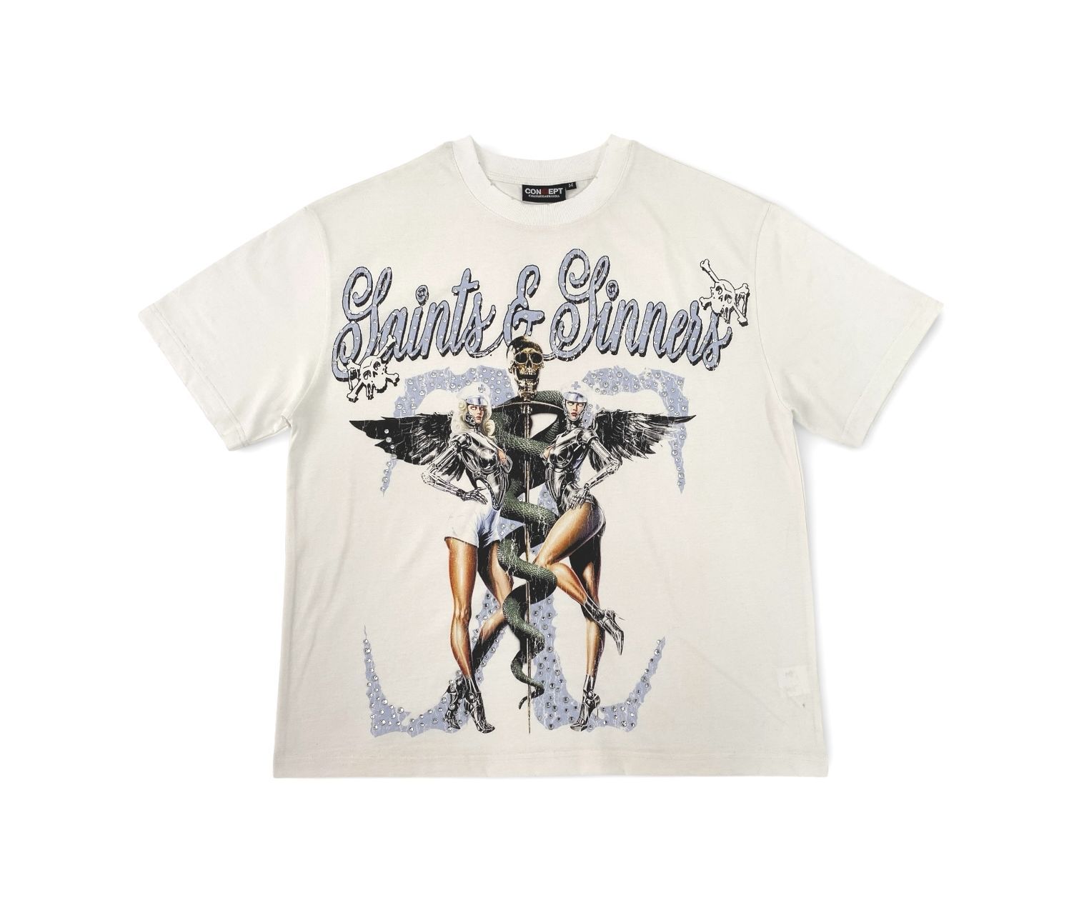 Concept LA "S & S" Rhinestone Tee