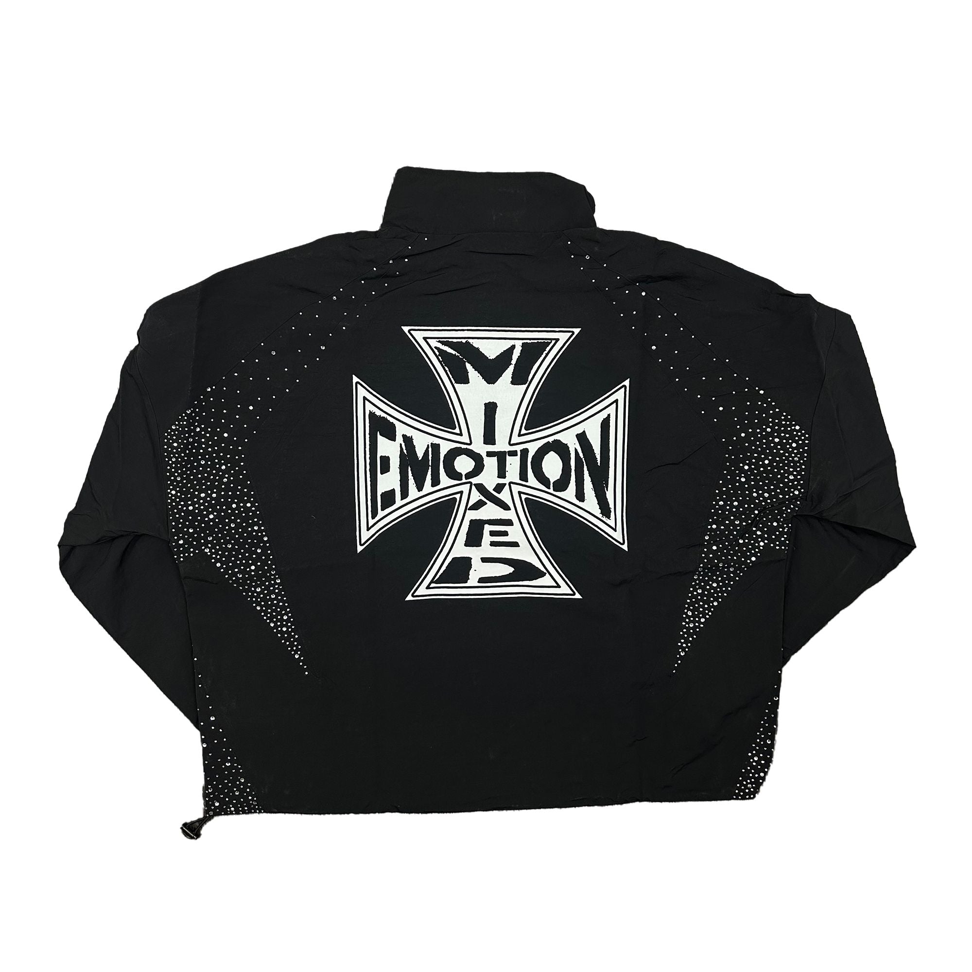 Mixed Emotion Black "Classic" Nylon Zip-up Jacket & Pants Set