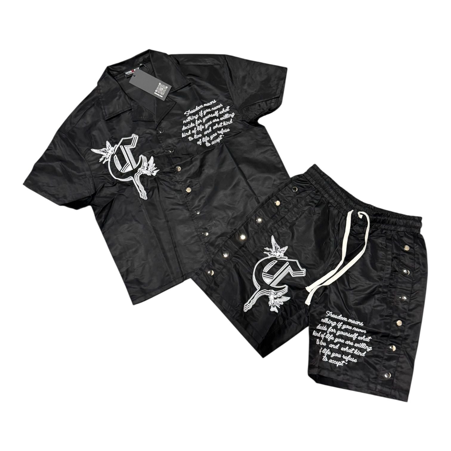 Concept LA "Freedom" Nylon Short Set
