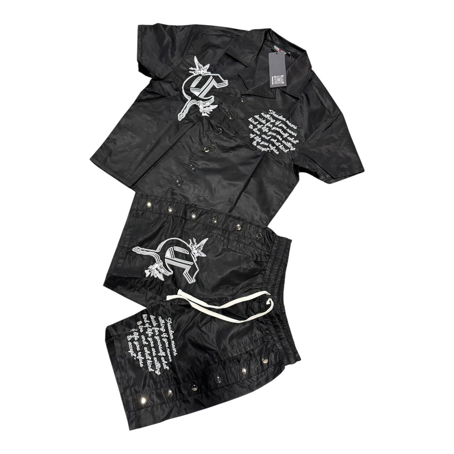 Concept LA "Freedom" Nylon Short Set