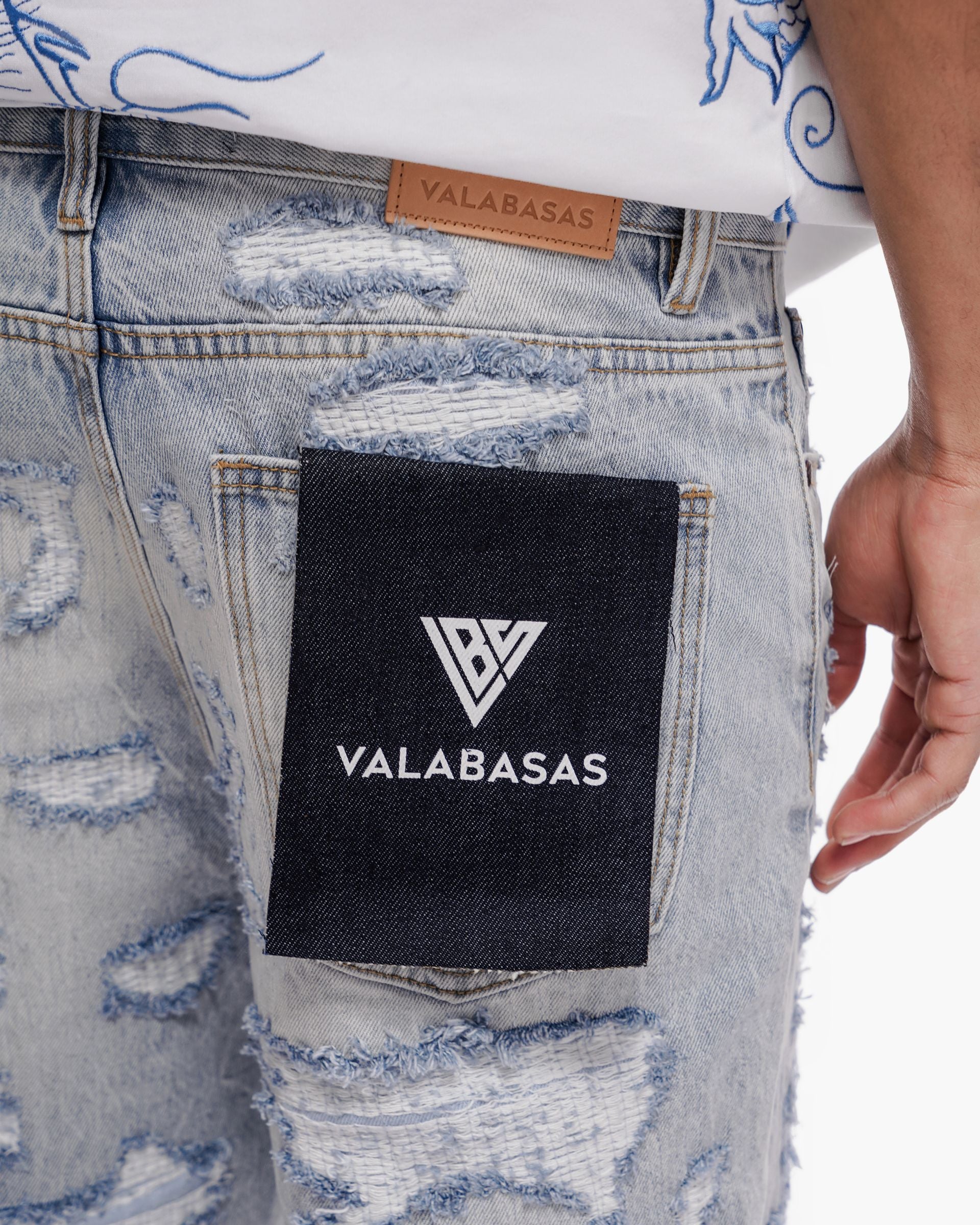 Valabasas "Incise" Jean Shorts