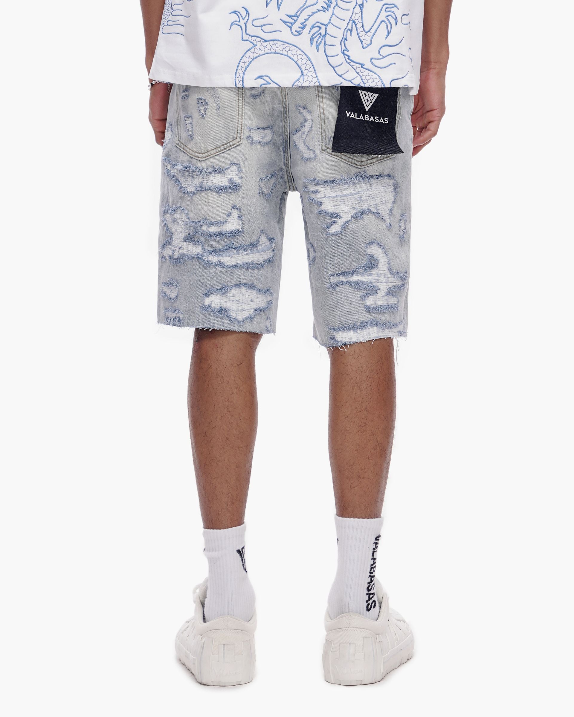 Valabasas "Incise" Jean Shorts