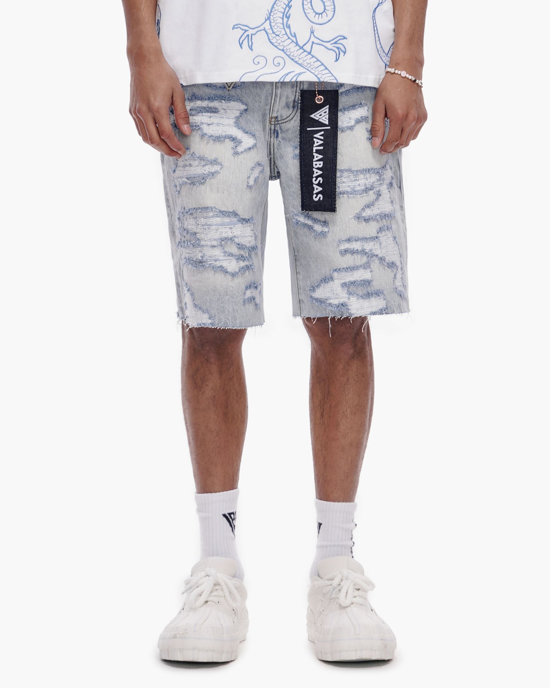 Valabasas "Incise" Jean Shorts