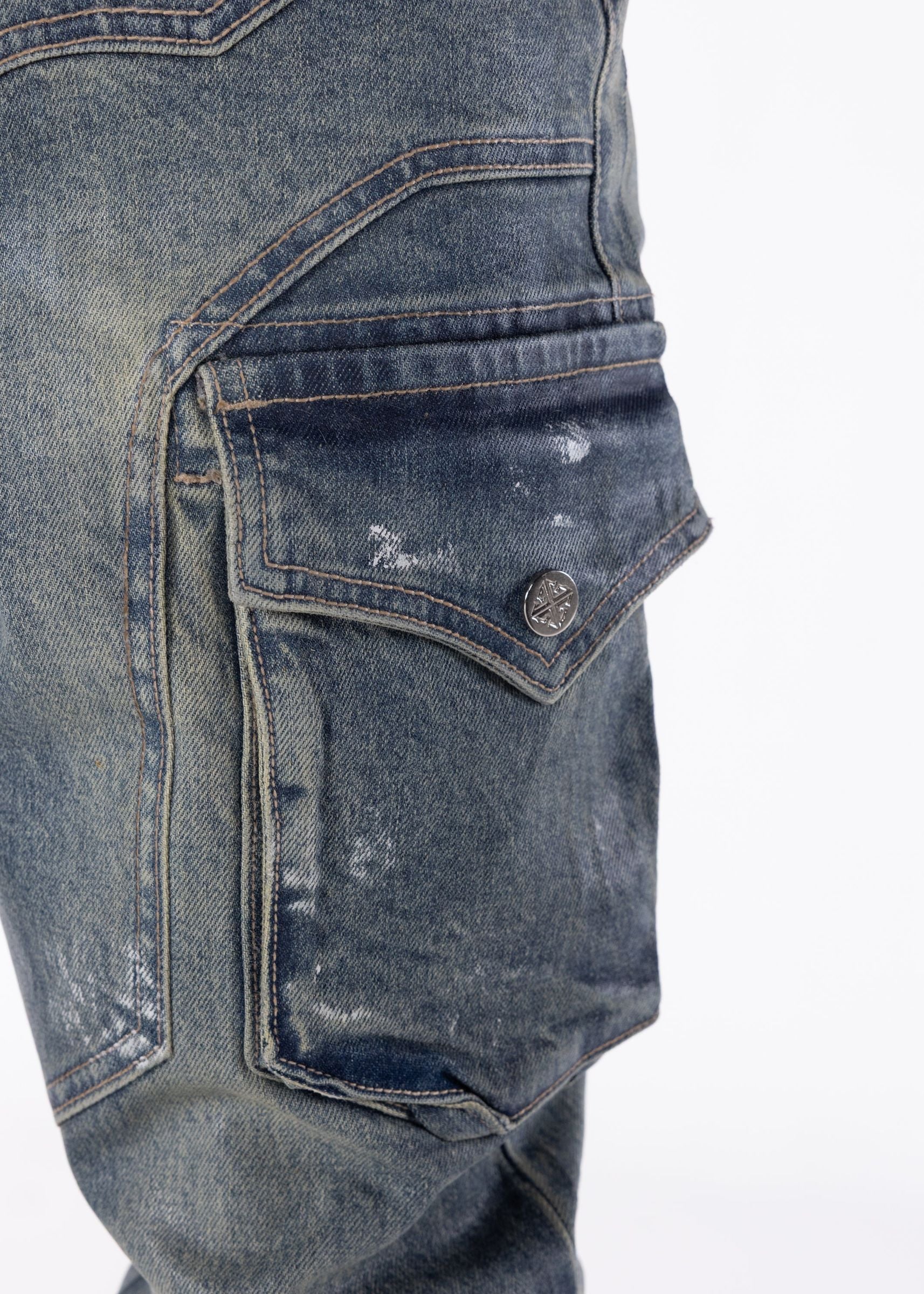 Guapi Aqua Blue Waxed Rope Denim