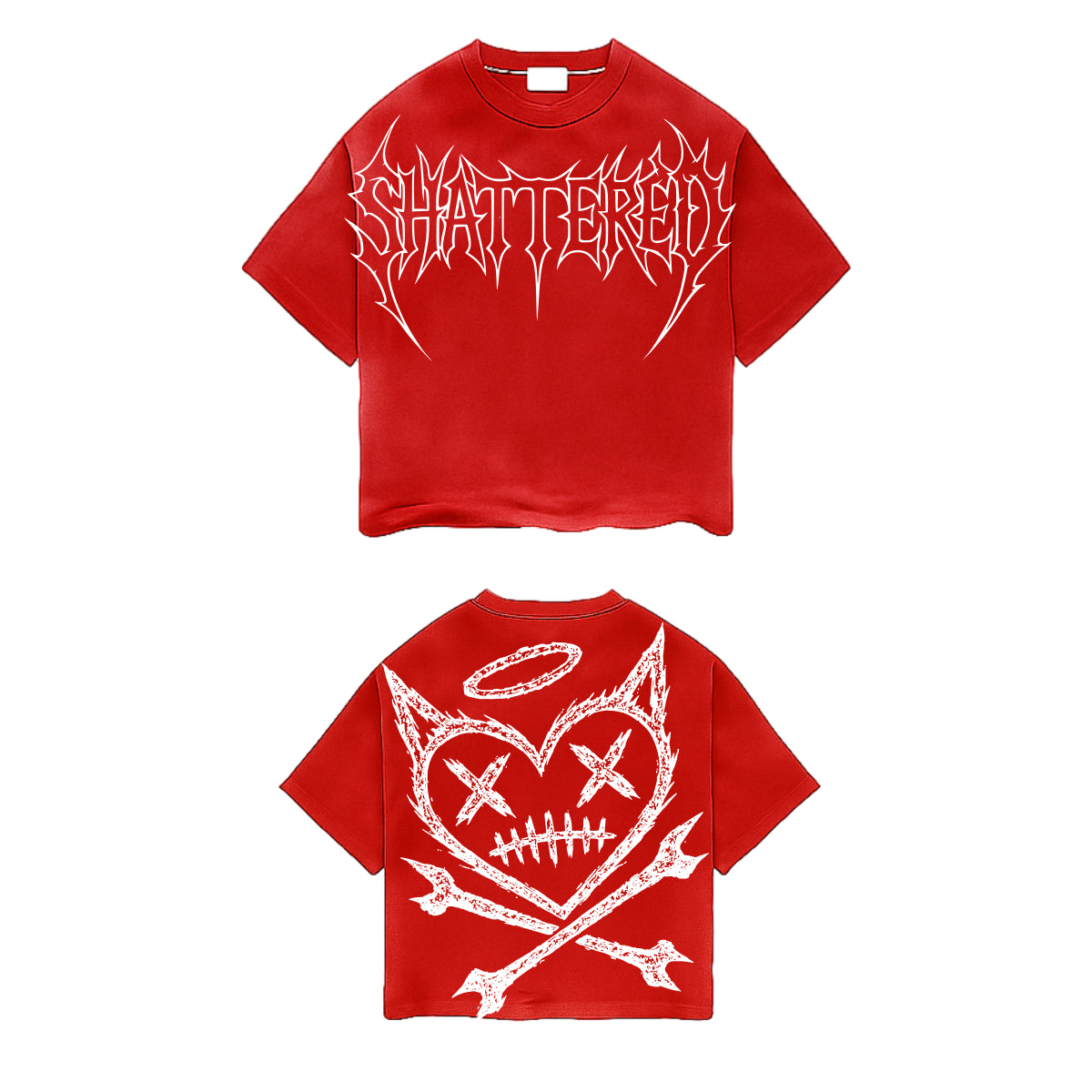 Shattered Hearts "Shattered" Logo Tee