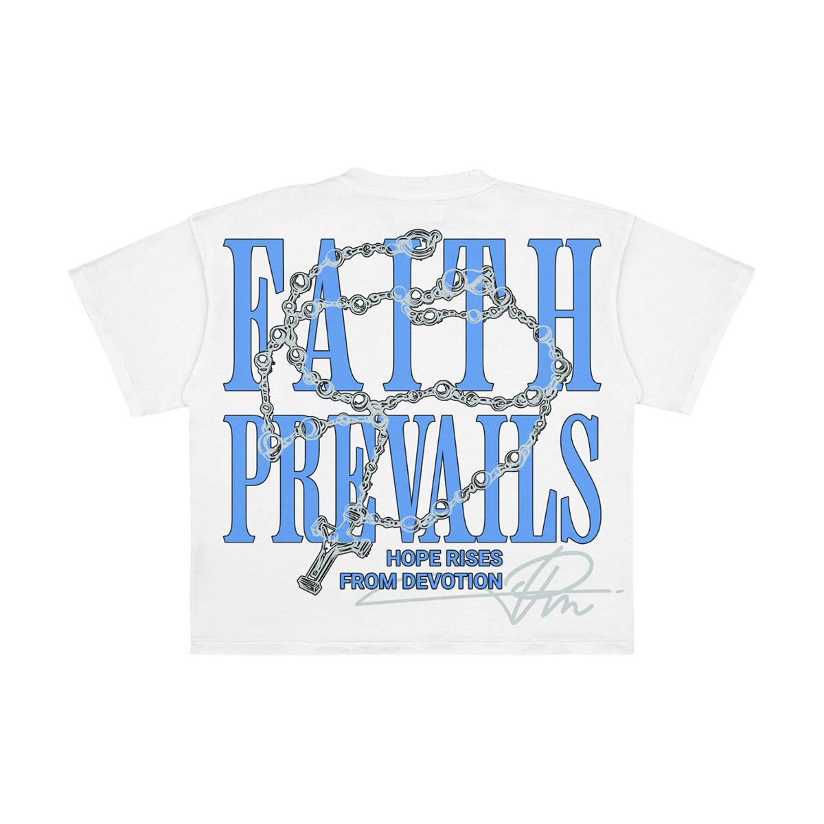 Premium Milano "Faith Prevails" Crew Neck T-Shirt