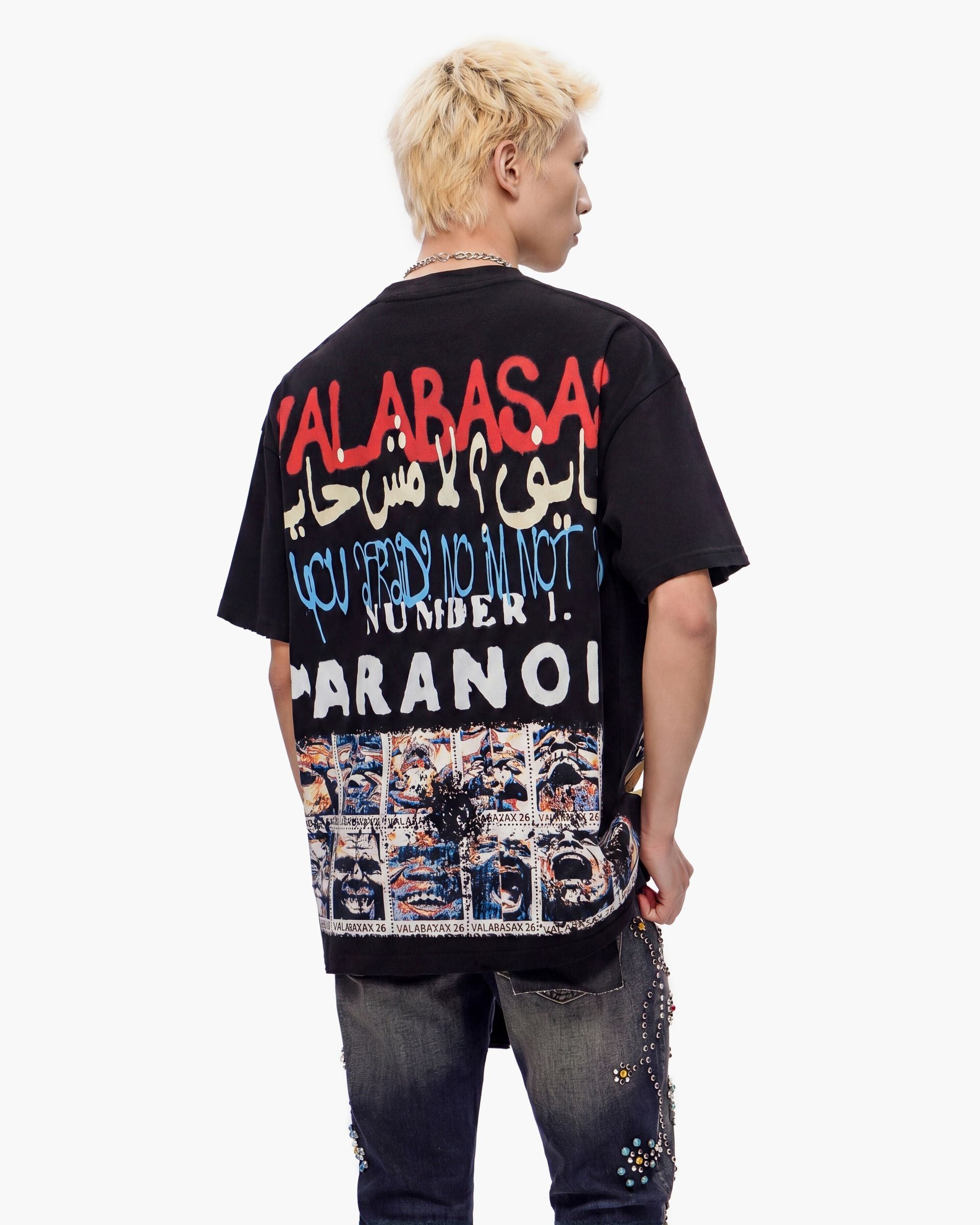 Valabasas "Paranoid" Tee - Black