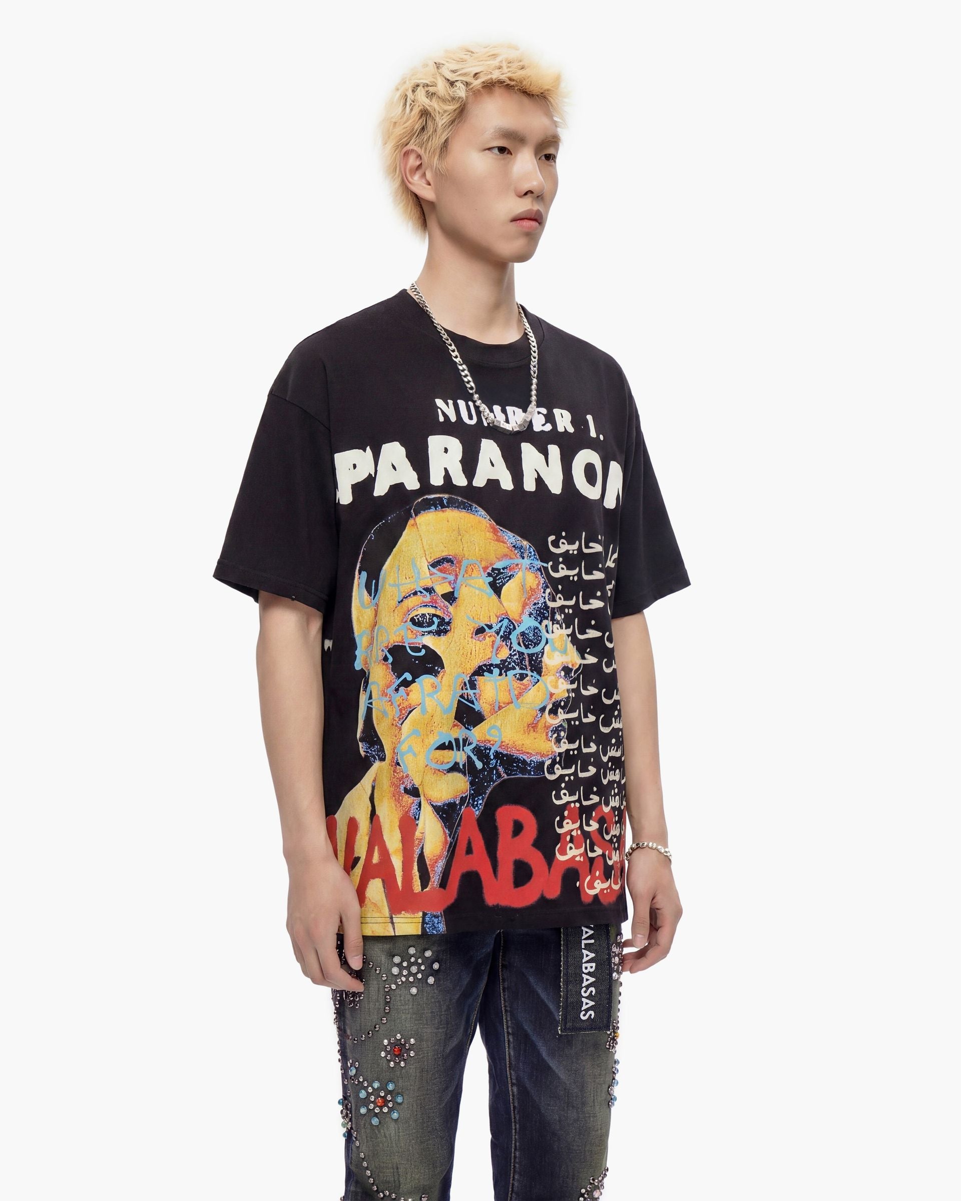 Valabasas "Paranoid" Tee - Black