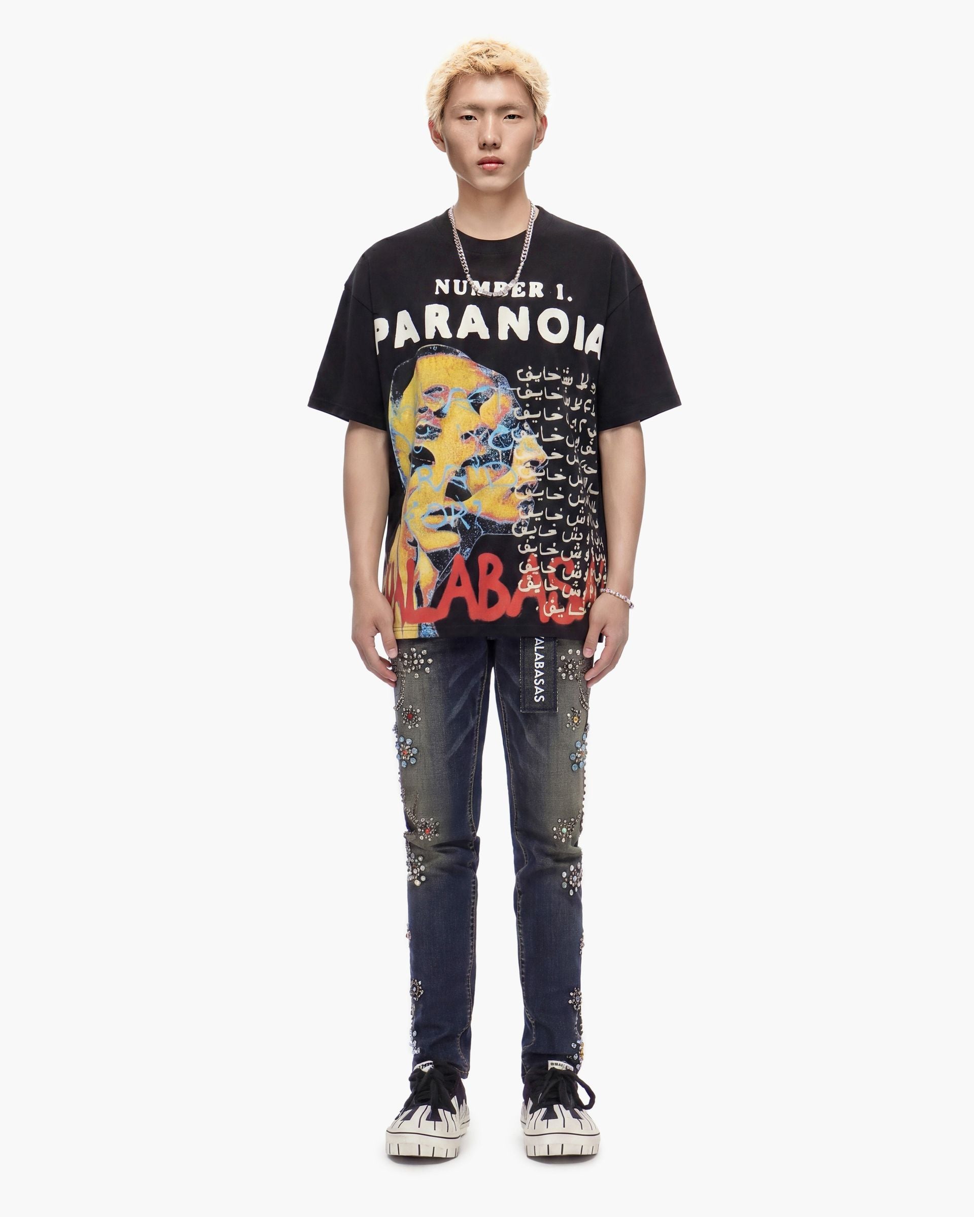 Valabasas "Paranoid" Tee - Black