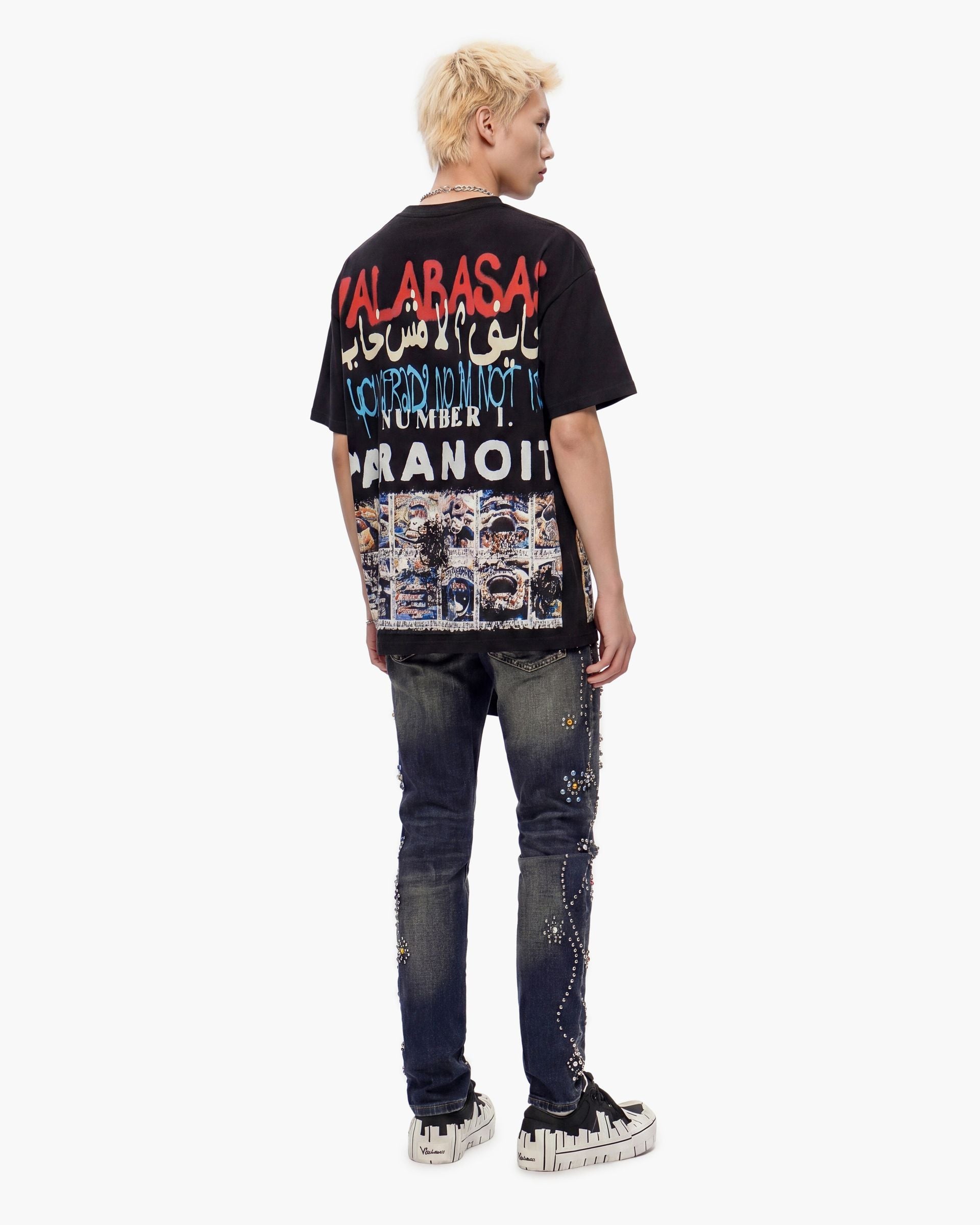 Valabasas "Paranoid" Tee - Black