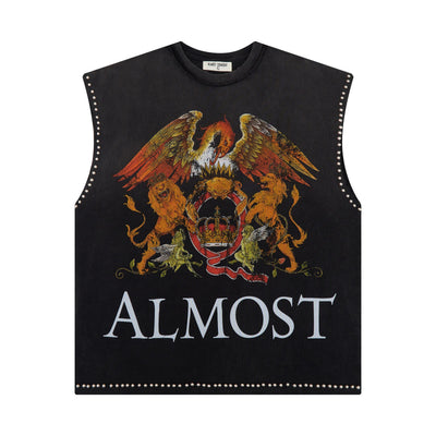 Almost Someday "Crowned" Cut Off Tee
