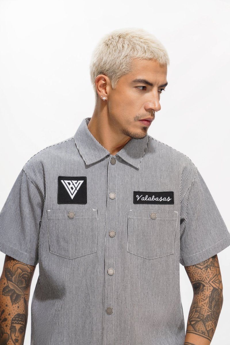 Valabasas "Conductor" Black Button Down