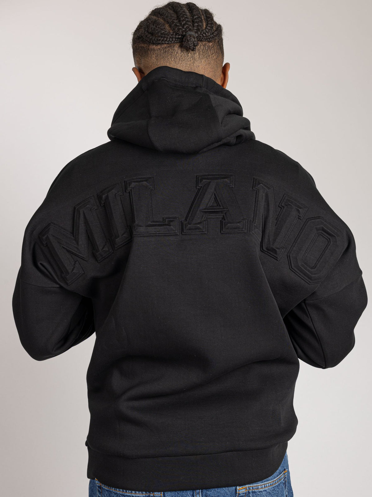 Roberto Vino "Classic RV Hoodie" - Milano Embossed Black