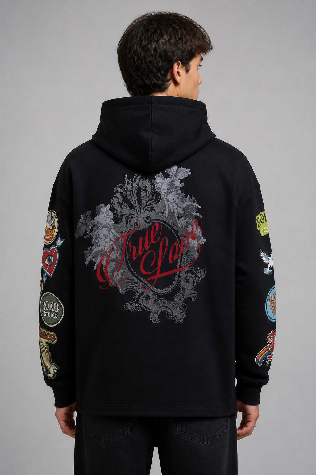 Roku "Devotion" Zip Hoodie - Black