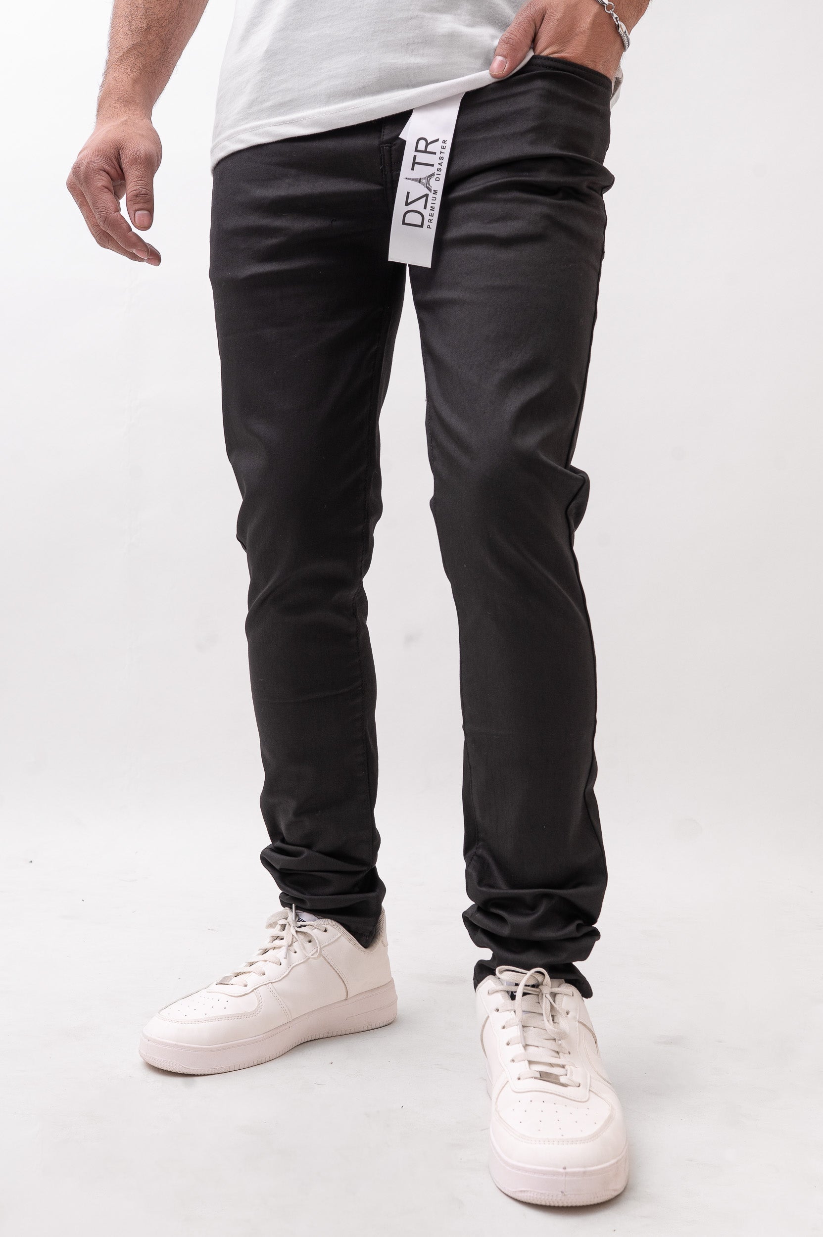 Disaster/DZATR Classic Skinny Stretch Jean - Black Wax