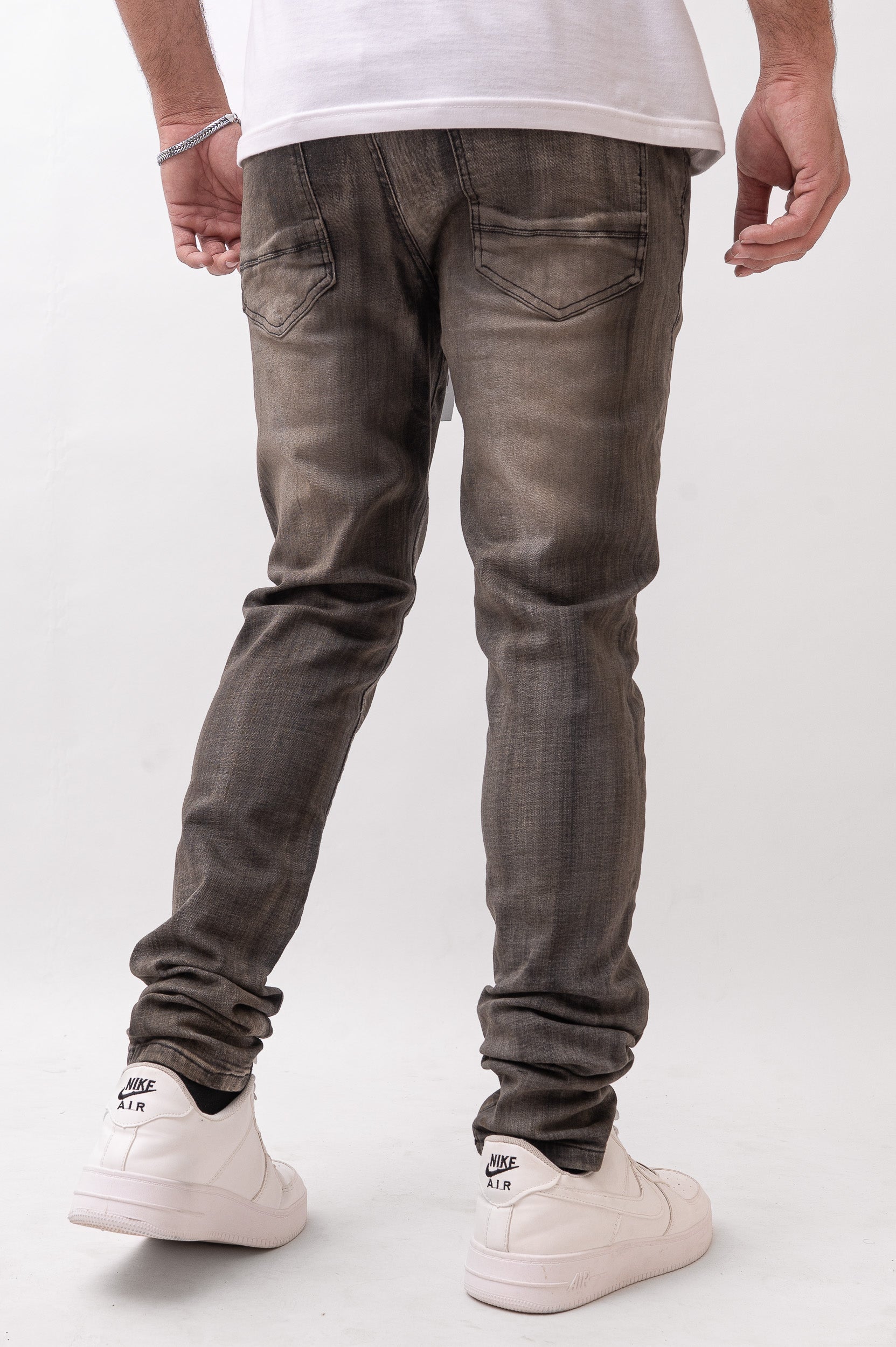 Disaster/DZATR Classic Skinny Stretch Jean - Sand Black DZTR 611