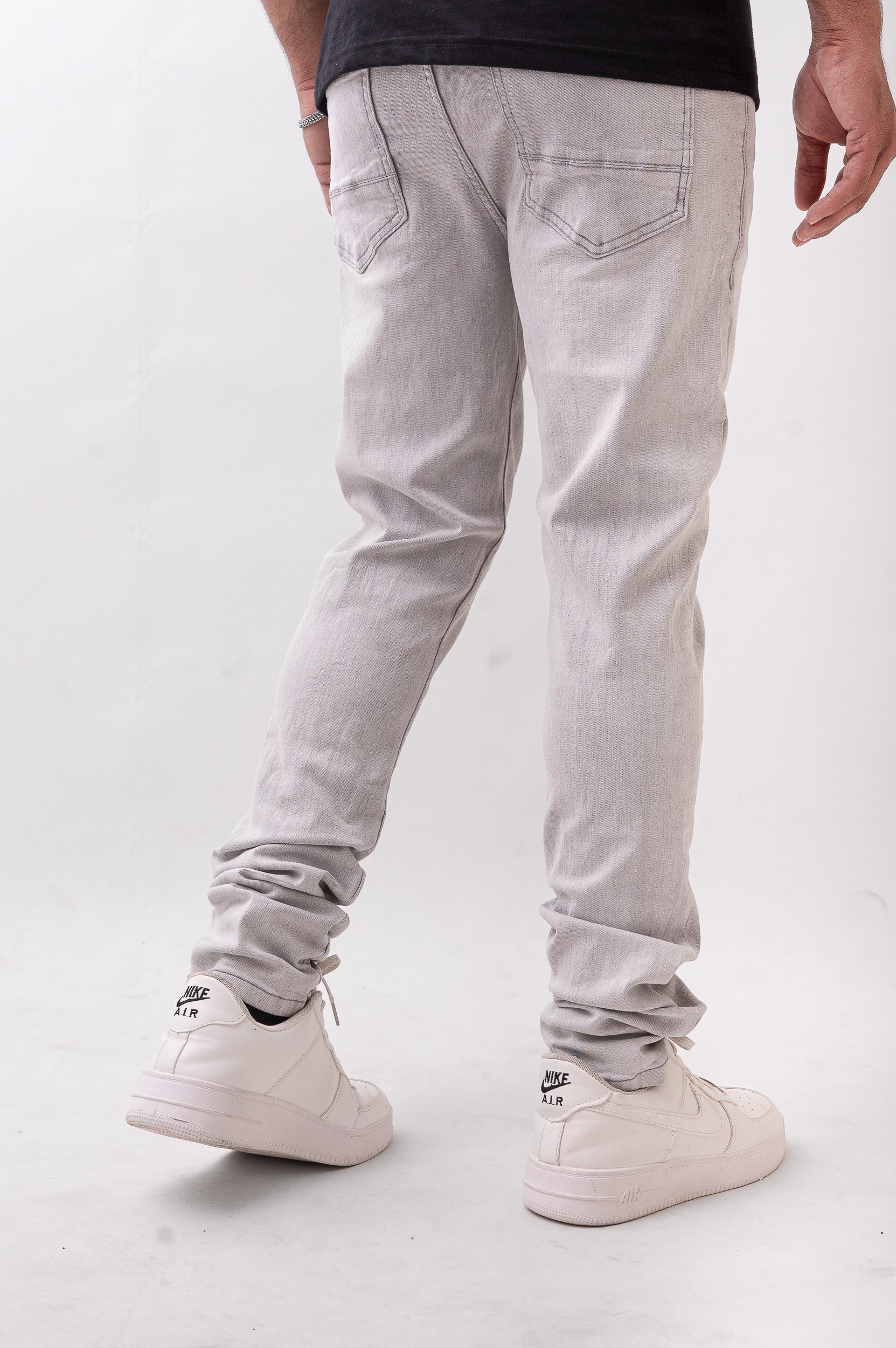 Disaster/DZATR Classic Skinny Stretch Jean - Grey Midway