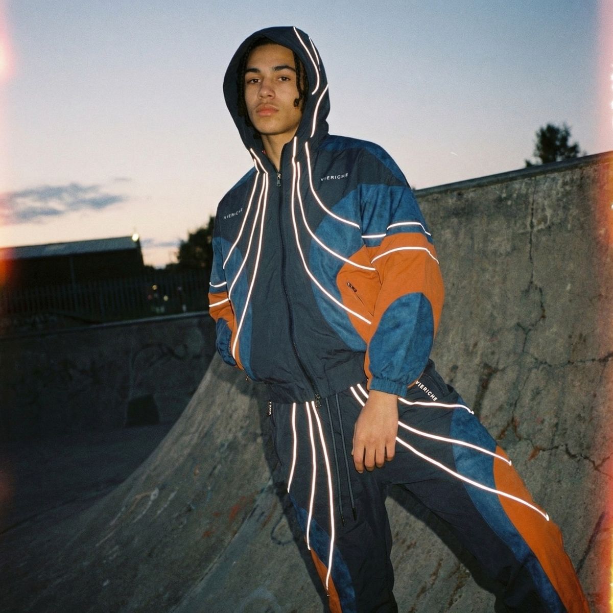 Vie+Riche "God Particle" Jacket Set - Blue