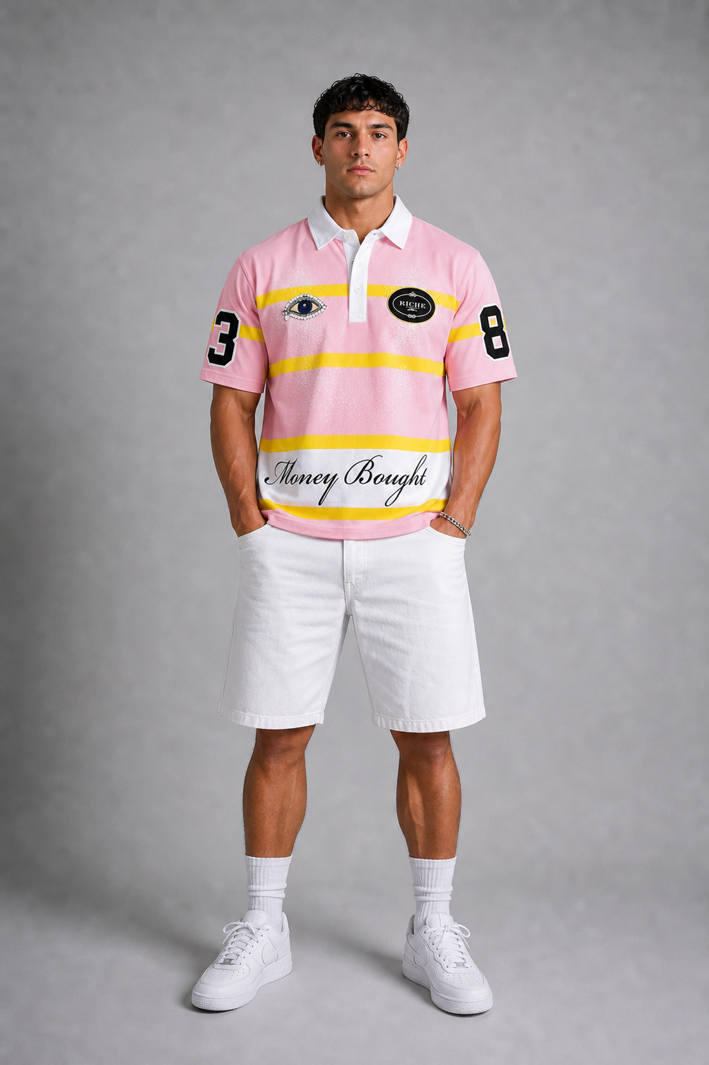 Vie+Riche VR Logo Rugby Tee