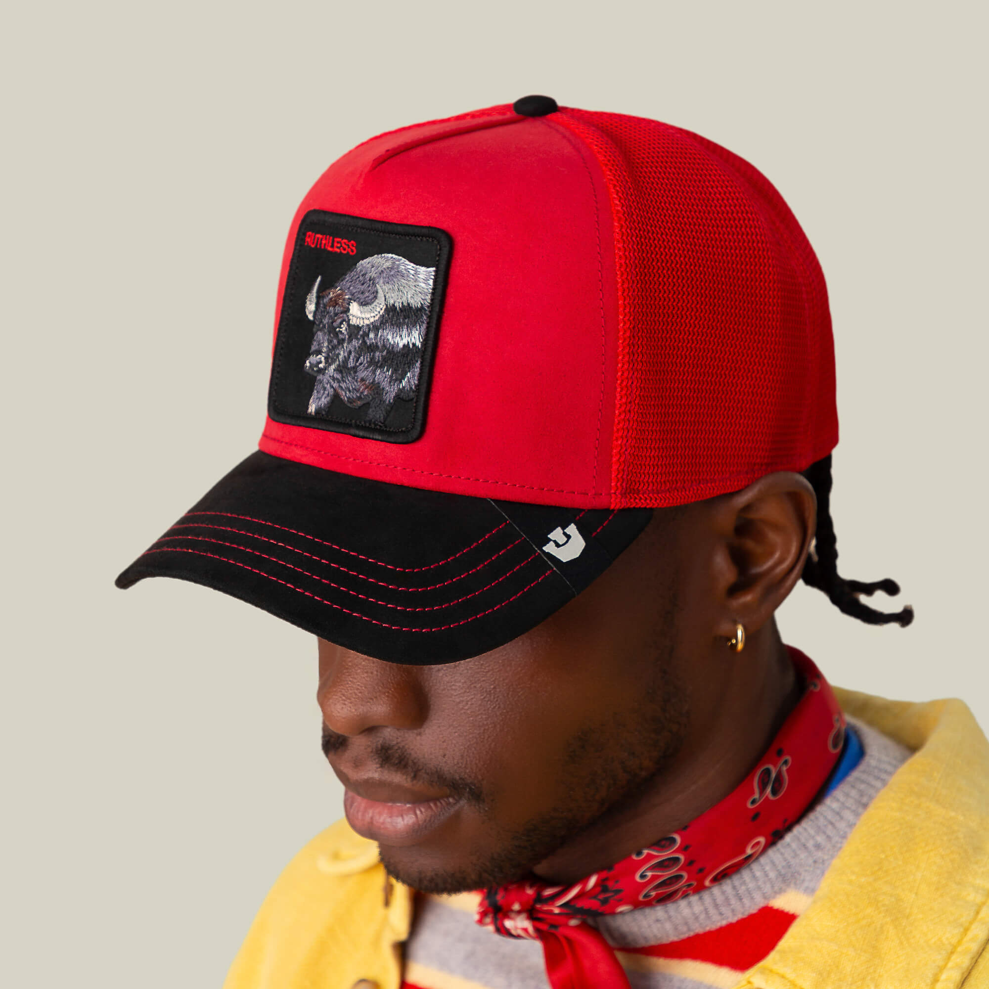 Goorin Bros "Suede Buffalo" Trucker Hat