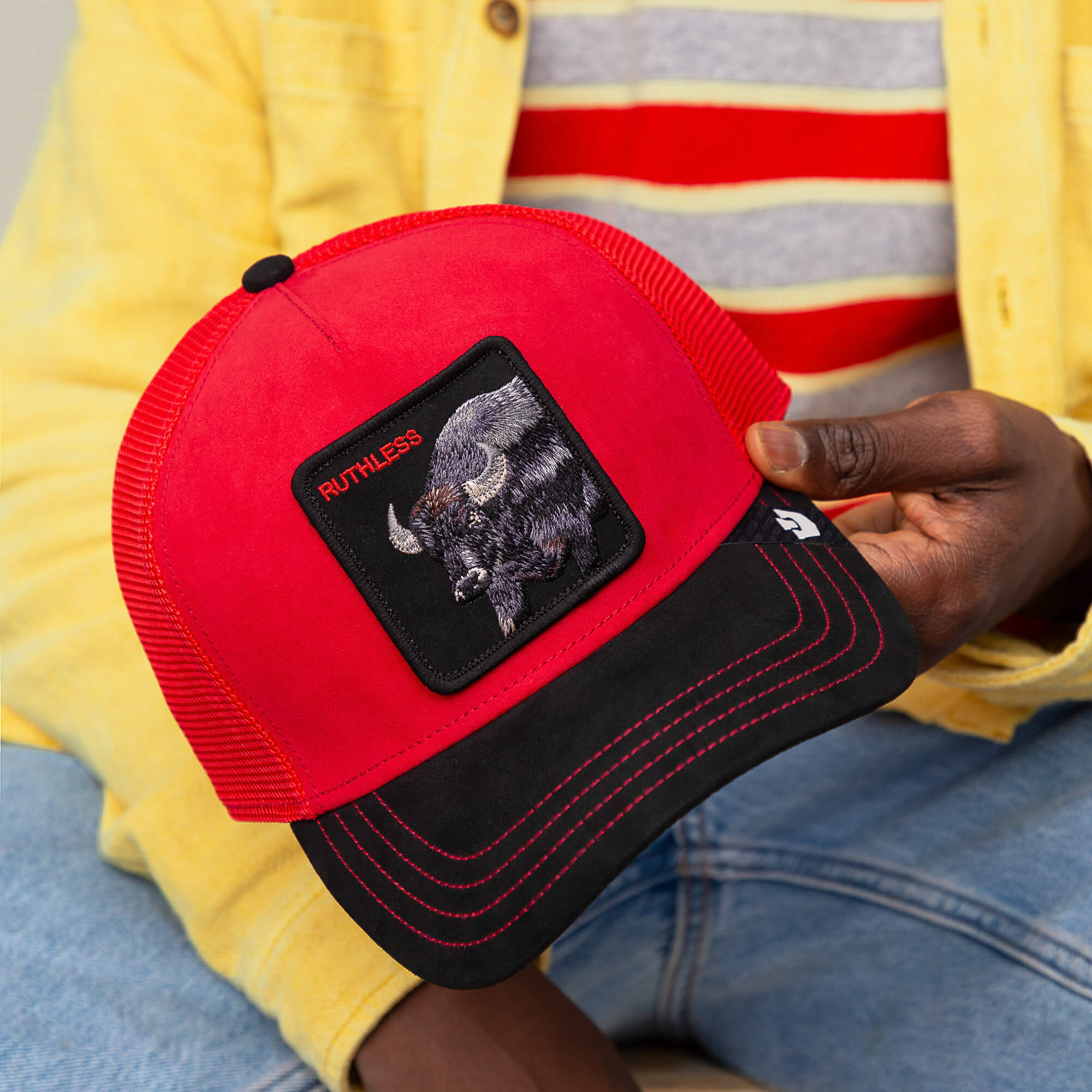 Goorin Bros "Suede Buffalo" Trucker Hat