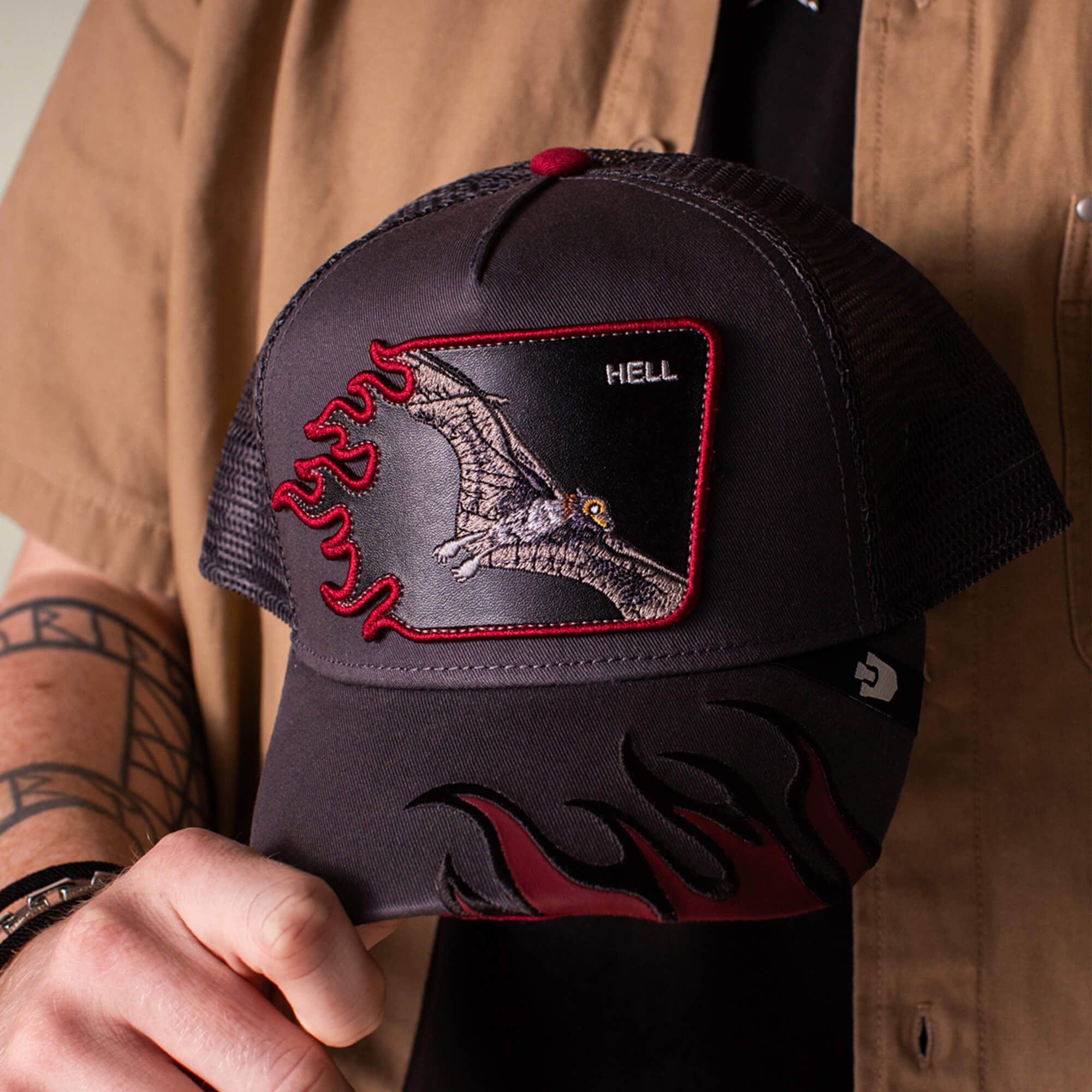 Goorin Bros "Hell Flames" Trucker Hat