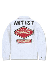 Jordan Craig "Local Dealer" Rhinestone Trucker Denim  Jacket