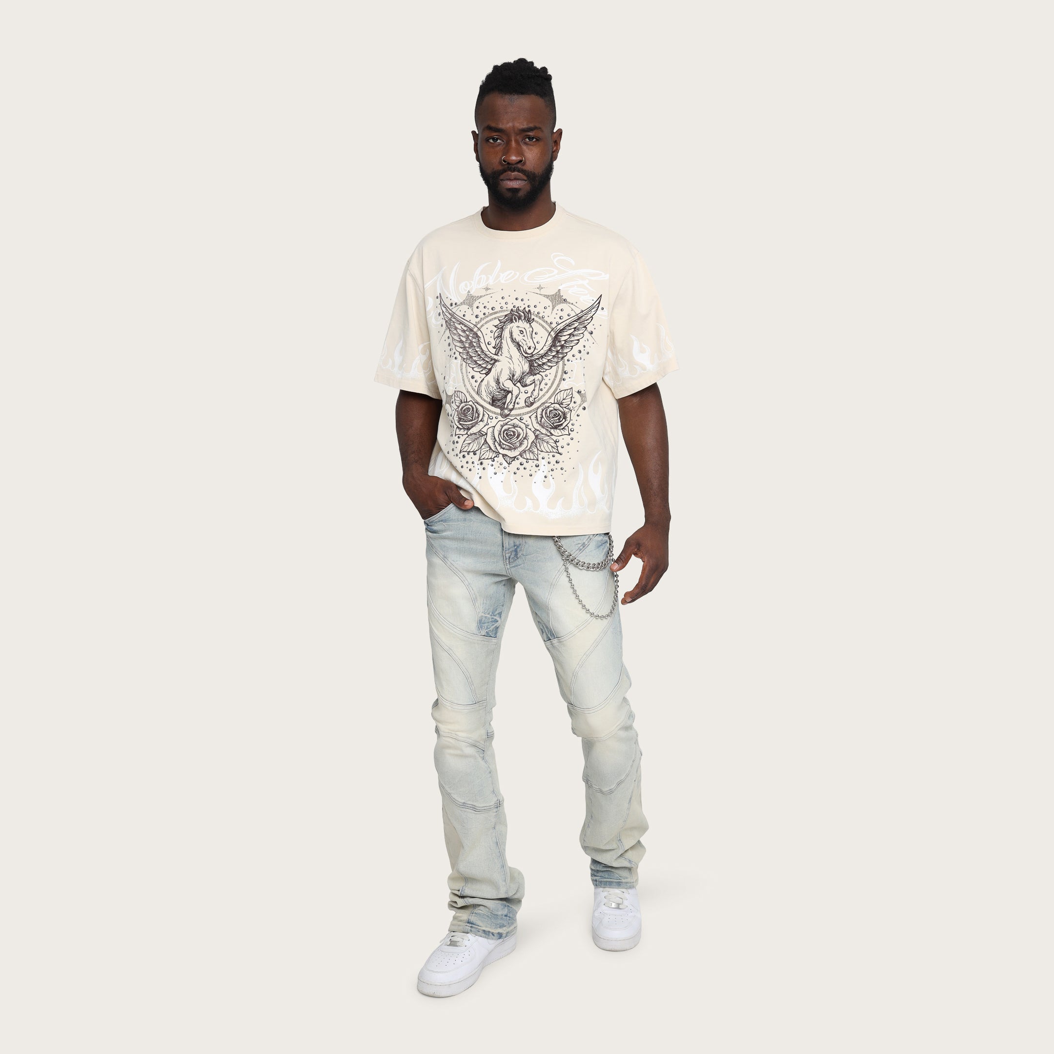Smoke Rise "Engineered" Stacked Pants
