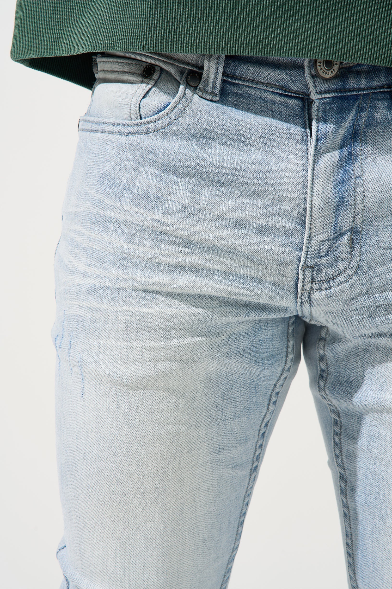 Serenede "Ice" Light Blue Wash Jeans
