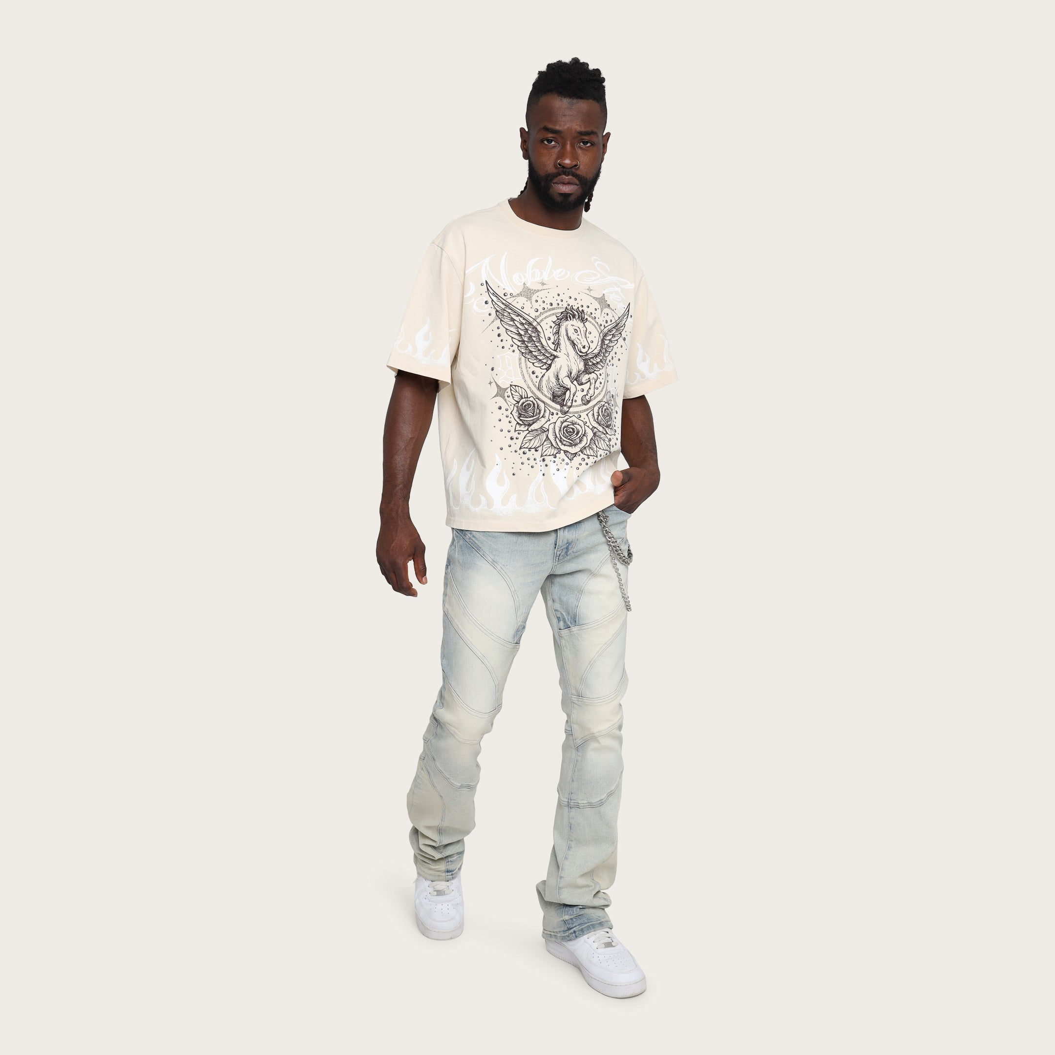 Smoke Rise "Engineered" Stacked Pants
