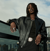 Avirex Black (Black on Black) Leather Icon Jacket