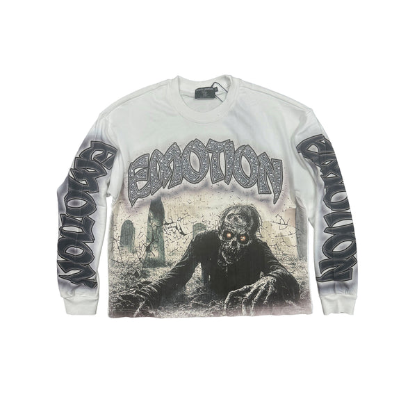 Mixed Emotion "Resurrection" White Long Sleeve Shirt