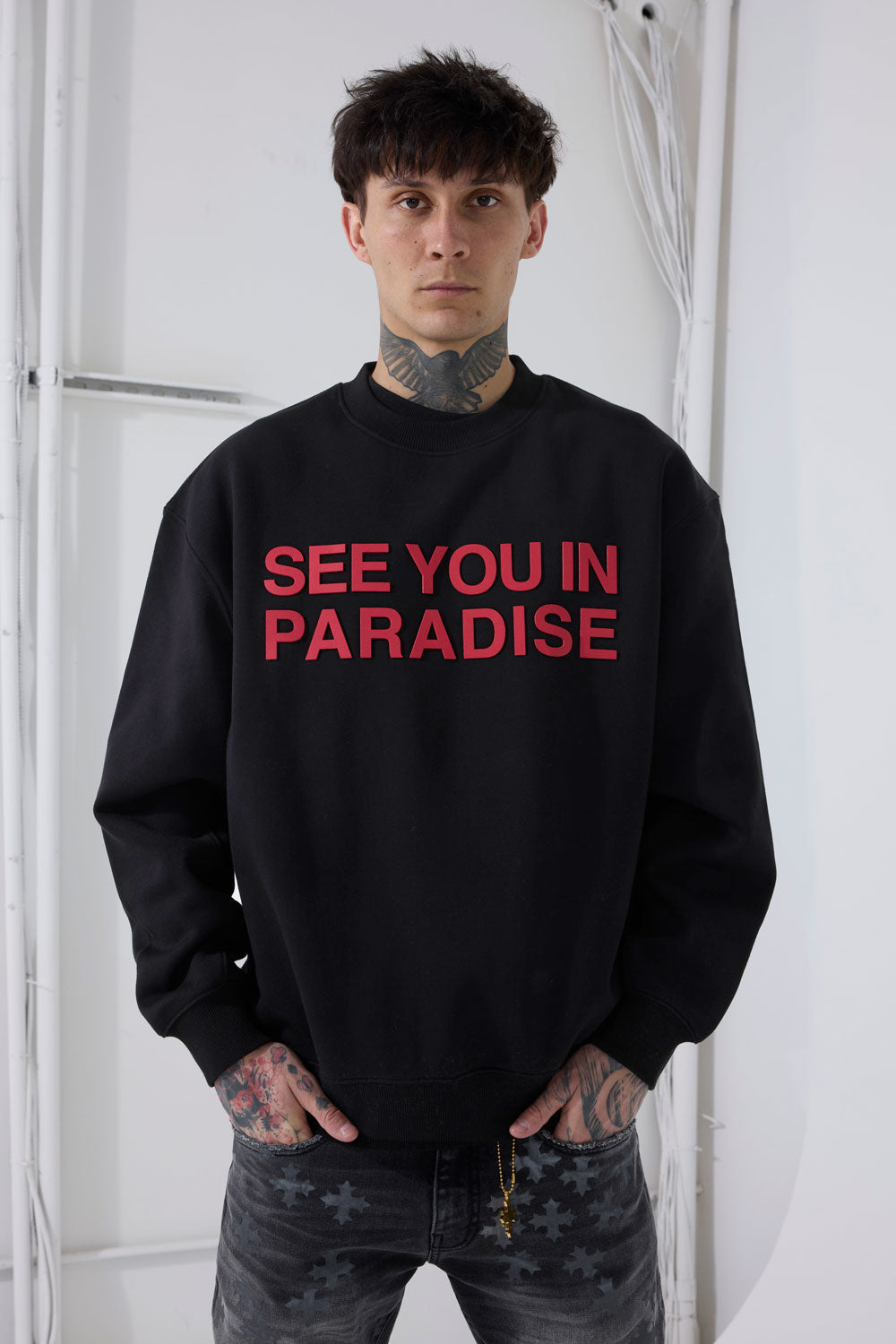 See You In Paradise Fleece Crewneck Sweater
