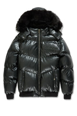 See You In Paradise "The Wild One" Puffer Leather Jacket