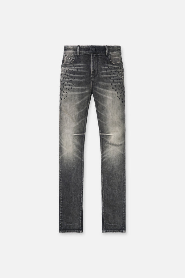 RTA Bryant Skinny Jean - Ash Storm Cross